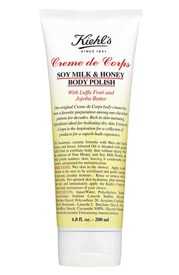 (Pre-order) Kiehl's Creme de Corps Soy Milk and Honey Body Polish 6.8 oz