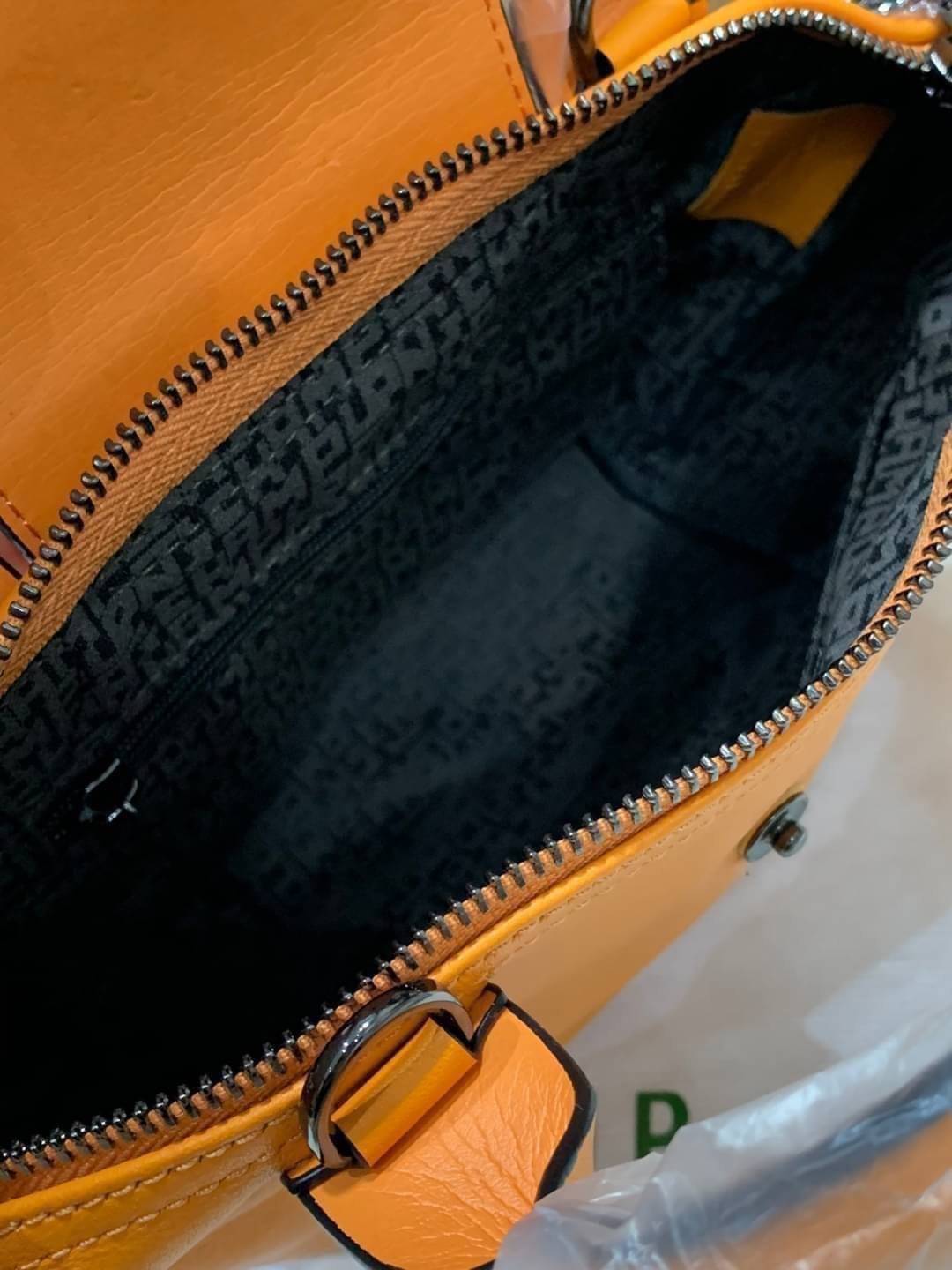 ของแท้ 100% Longchamp LE PLIAGE CUIR TOP HANDLE BAG Color: Black,Orange,Sienna, Navy,Nordic,Grey,Lichen