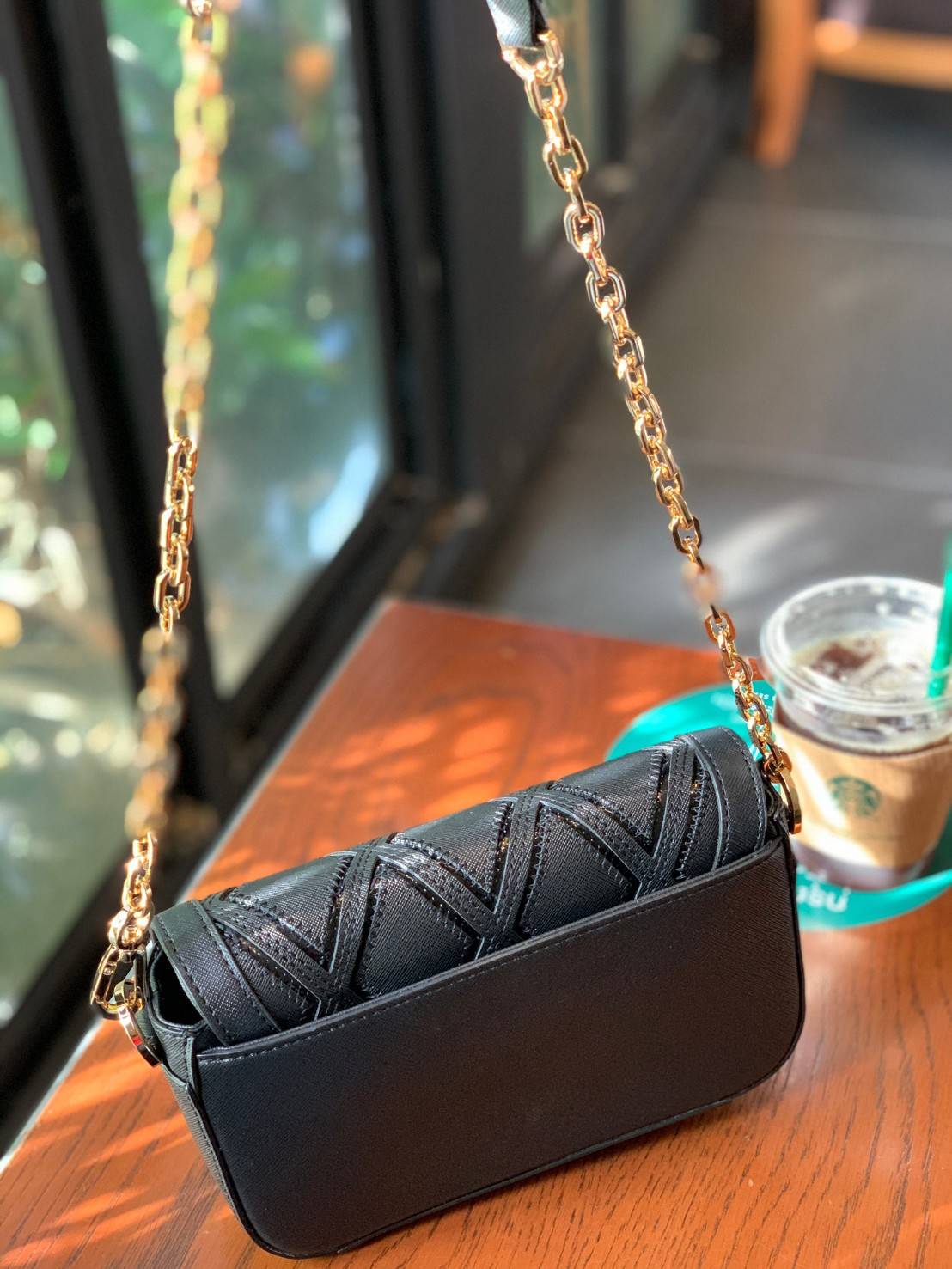 ของแท้ 💯% 】รุ่นที่เคยทำสถิติการขายได้1,000ใบ ในเวลาเดือนกว่าๆ!! TORY BURCH ROBINSON WOMEN CHAIN BAG