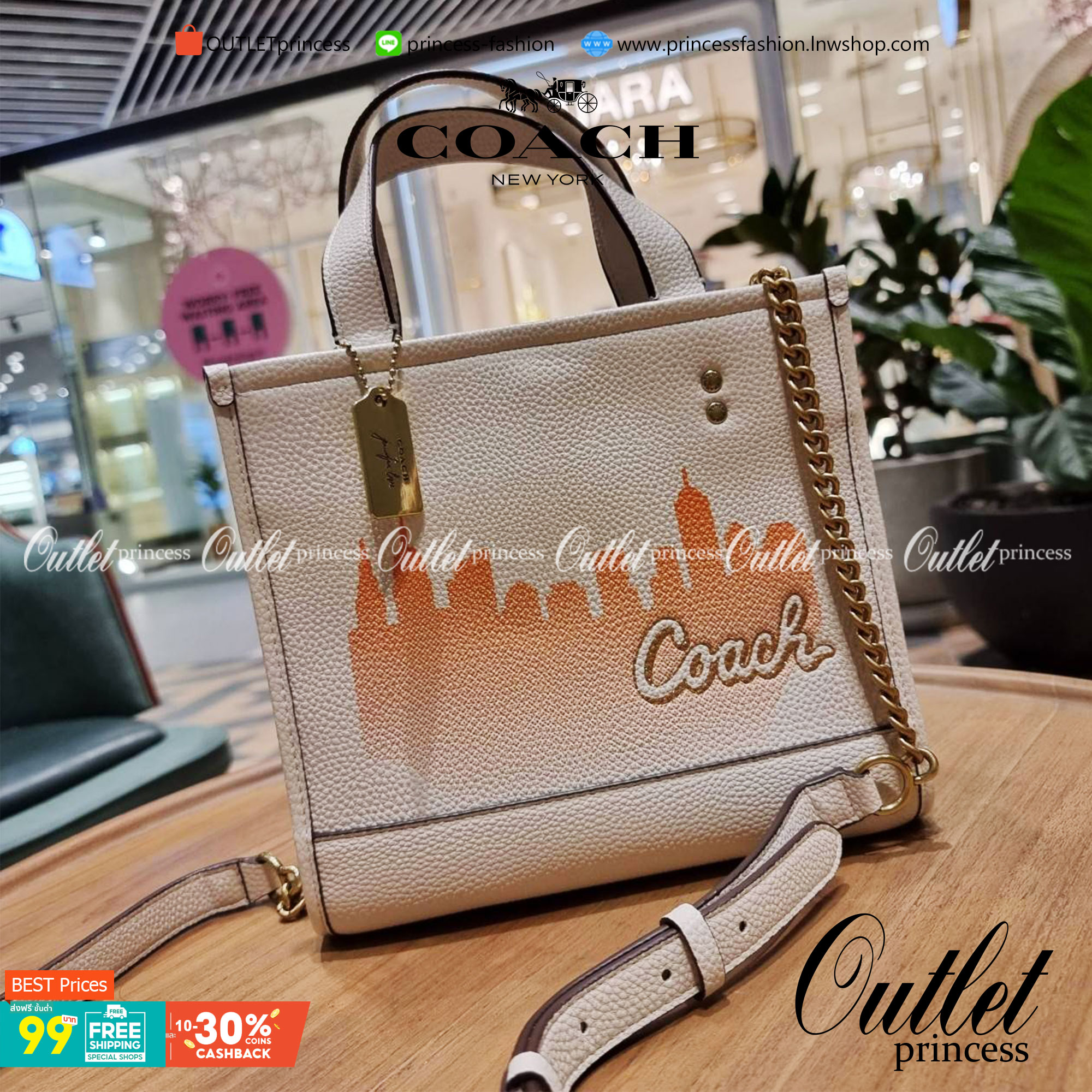 COACH C6494 COACH x JENNIFER LOPEZ DEMPSEY TOTE 22 WITH NYC SKYLINE คอลเลคชั่นใหม่ล่าสุด ยังไม่เข้า shop ไทย!! สุดยอดตัวแม่แห่งความเซ็กซี่ เจนนิเฟอร์ โลเปซ คอลแลบกับแบรนด์ เพิ่มความมีเสน่ห์ให้กับไอเท็มนี้ได้อย่างไม่ต้องสืบ!! กระเป๋าสะพายทรงโท้ท ดีไซน์โดดเ