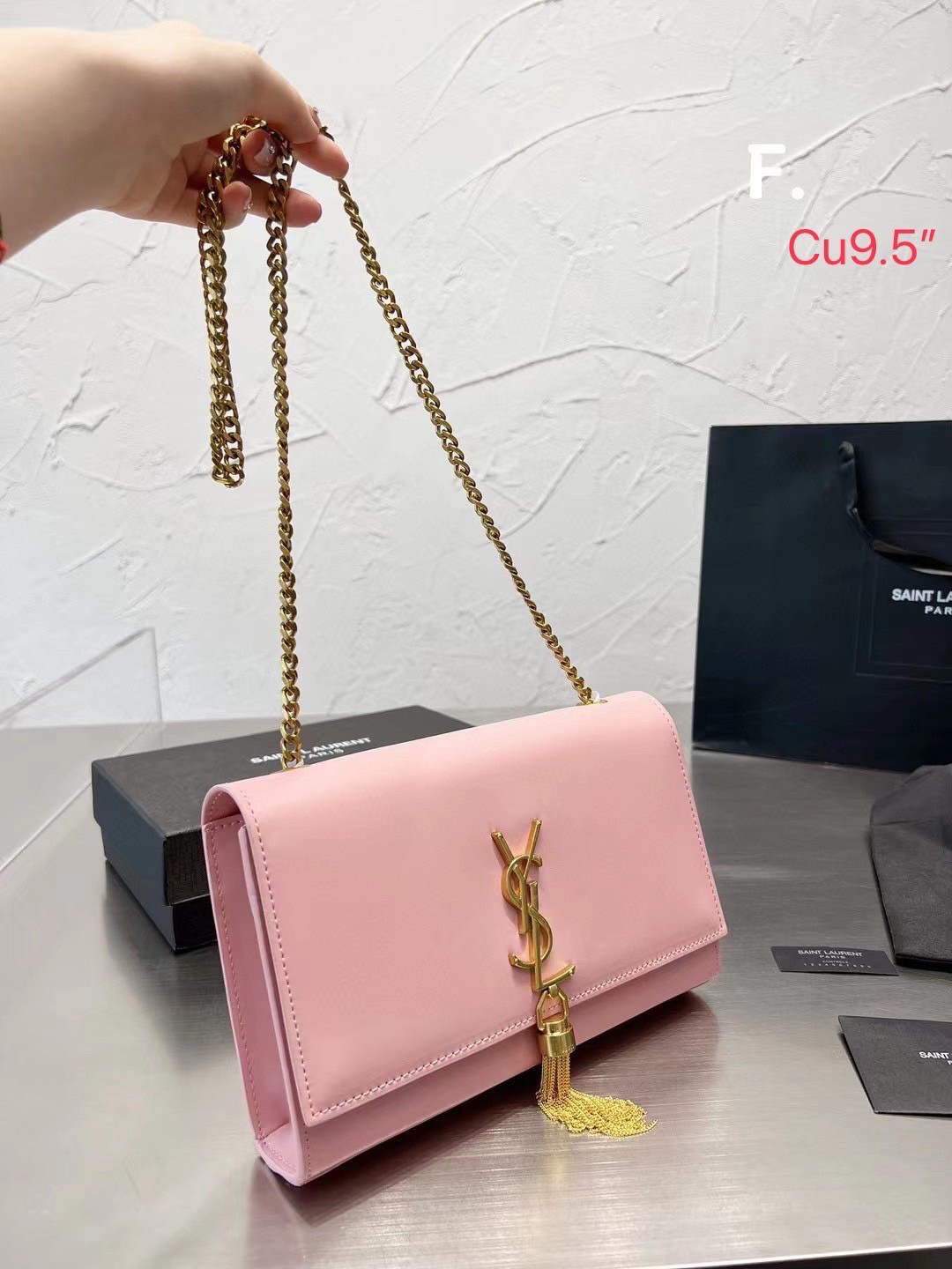 YSL Kate Tassel Shoulder Bag / YSL BAG พร้อมส่ง 6 สี กระเป๋าสะพายแบรนด์หรู รุ่นฮิตลอดกาล งานสวยดูดีมีระดับ ปั้มทุกจุด งานหนังเรียบสวยมากๆ