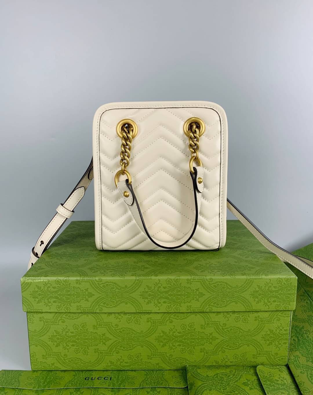 ORI 🥂 GG Marmont matelassé mini bag / Gucci Marmont mini bag เกรดใช้งานสลับใบจริงได้ เทพออริจินอล ภาพสินค้าถ่ายจากงานขายจริง ใช้งานต่างประเทศได้