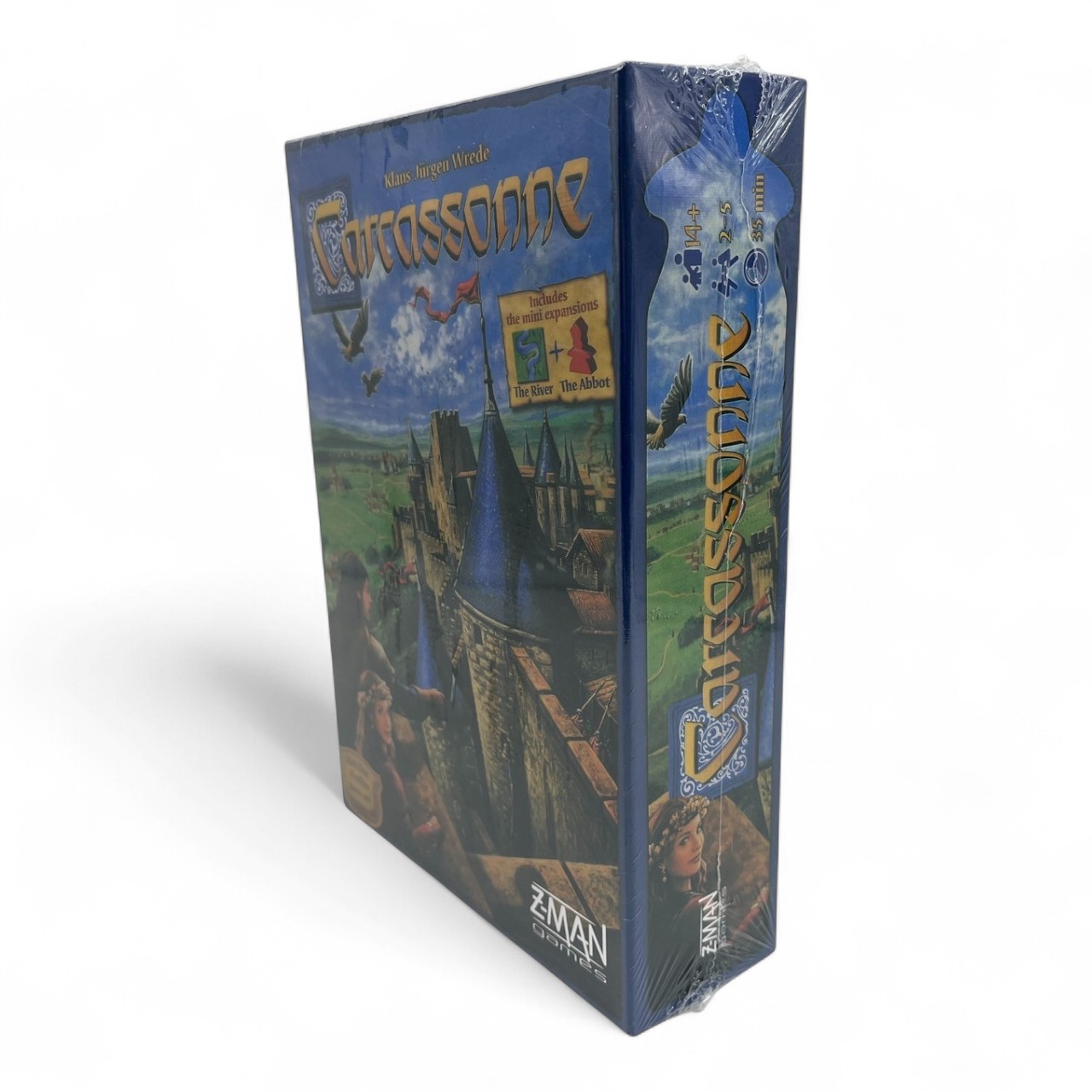 บอร์ดเกม Carcassone Z-Man(คาร์คาซอน แซดแมน) ตัวเสริมครบชุดพร้อมเล่น ตัวเกมภาษาอังกฤษและคู่มือภาษาอังกฤษ