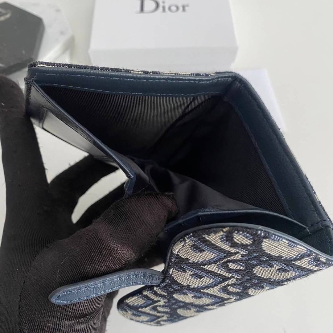 พร้อมส่ง 3 แบบ Dior wallet monogram MEN / DIOR Trifold Wallet / DIOR Coin 7 Card Wallet กระเป๋าสตางค์ดิออร์ กระเป๋าใส่เหรียญใส่การ์ด เกรดออริ สลับแท้ 1:1 ใช้ต่างประเทศได้