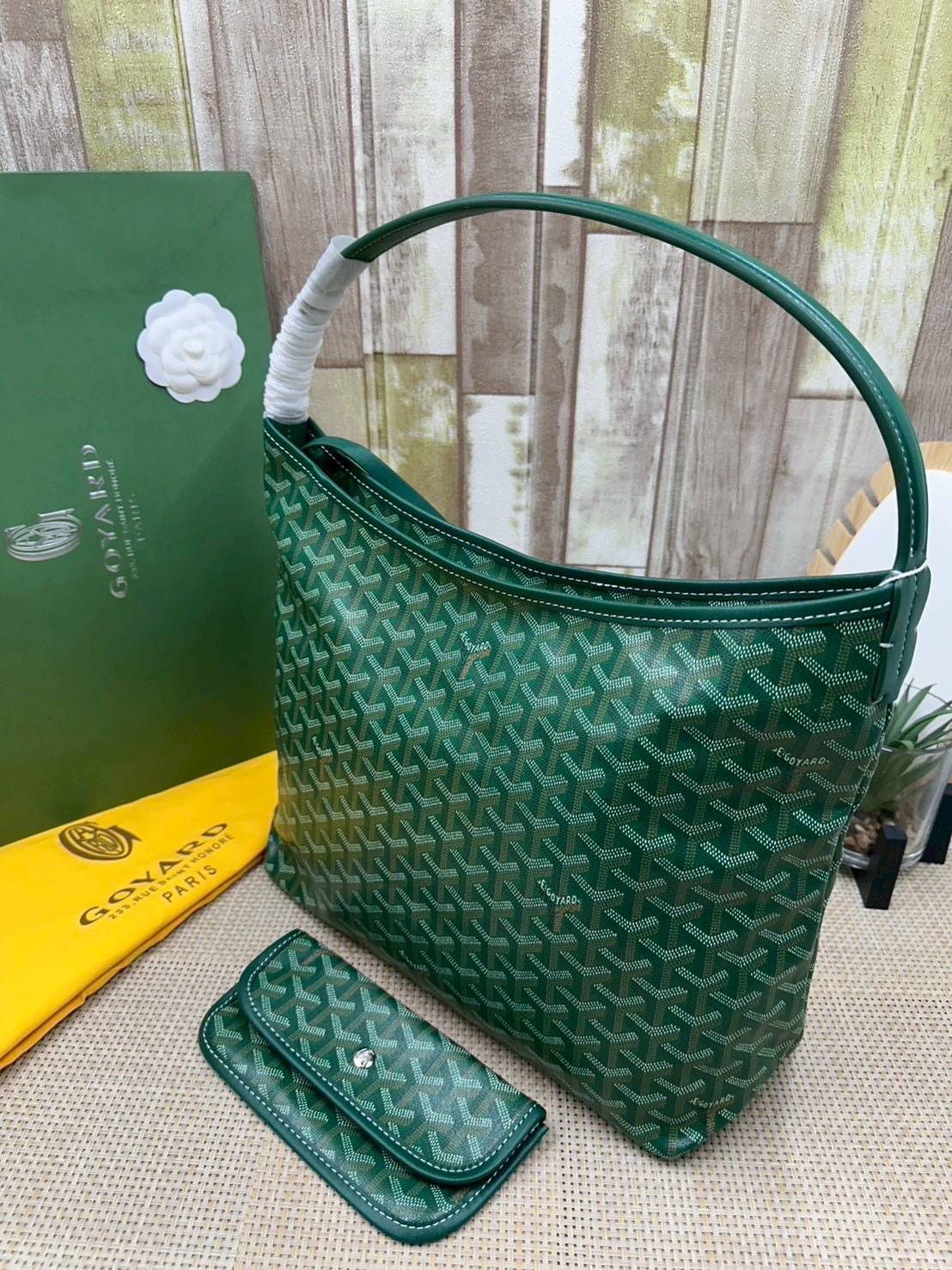 พร้อมส่ง 8 สี ORI หนังแท้ | Goyard Bohème Hobo Bag กระเป๋าสะพายทรงโฮโบ สะท้อนถึงความเบา ความยืดหยุ่น เปิดปิดแบบซิป สะดวกสบายขึ้น