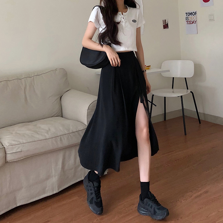 พร้อมส่ง 🥠 Aubrie skirt กระโปรงยาวดีเทลน่ารัก (IN33300)
