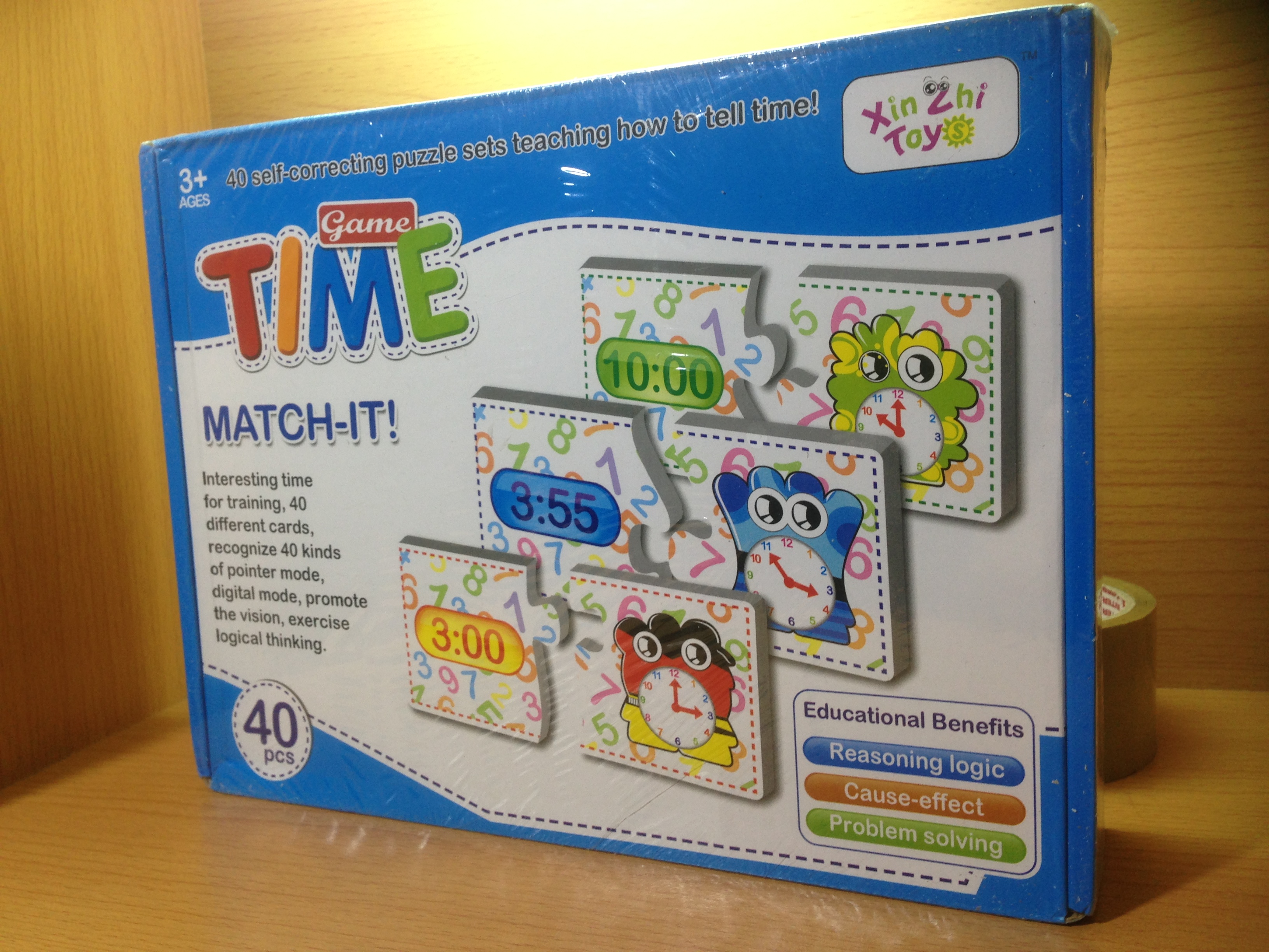 เกมจิ๊กซอจับคู่เวลา (Time jigsaw matching game)