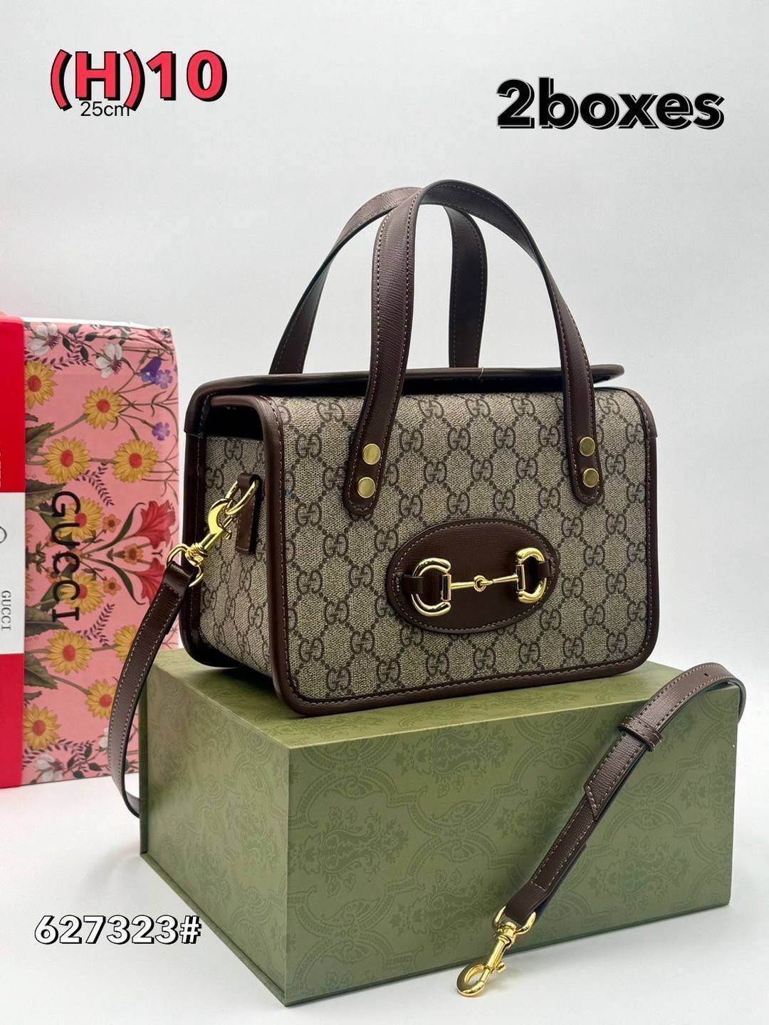 GUCCI Horsebit 1955 Top Handle Bag กระเป๋าสะพายรุ่นลิมิเต็ต ทรงกล่องสวยอยู่ทรง ดีไซน์เป็นเอกลักษณ์ ใช้งานง่าย