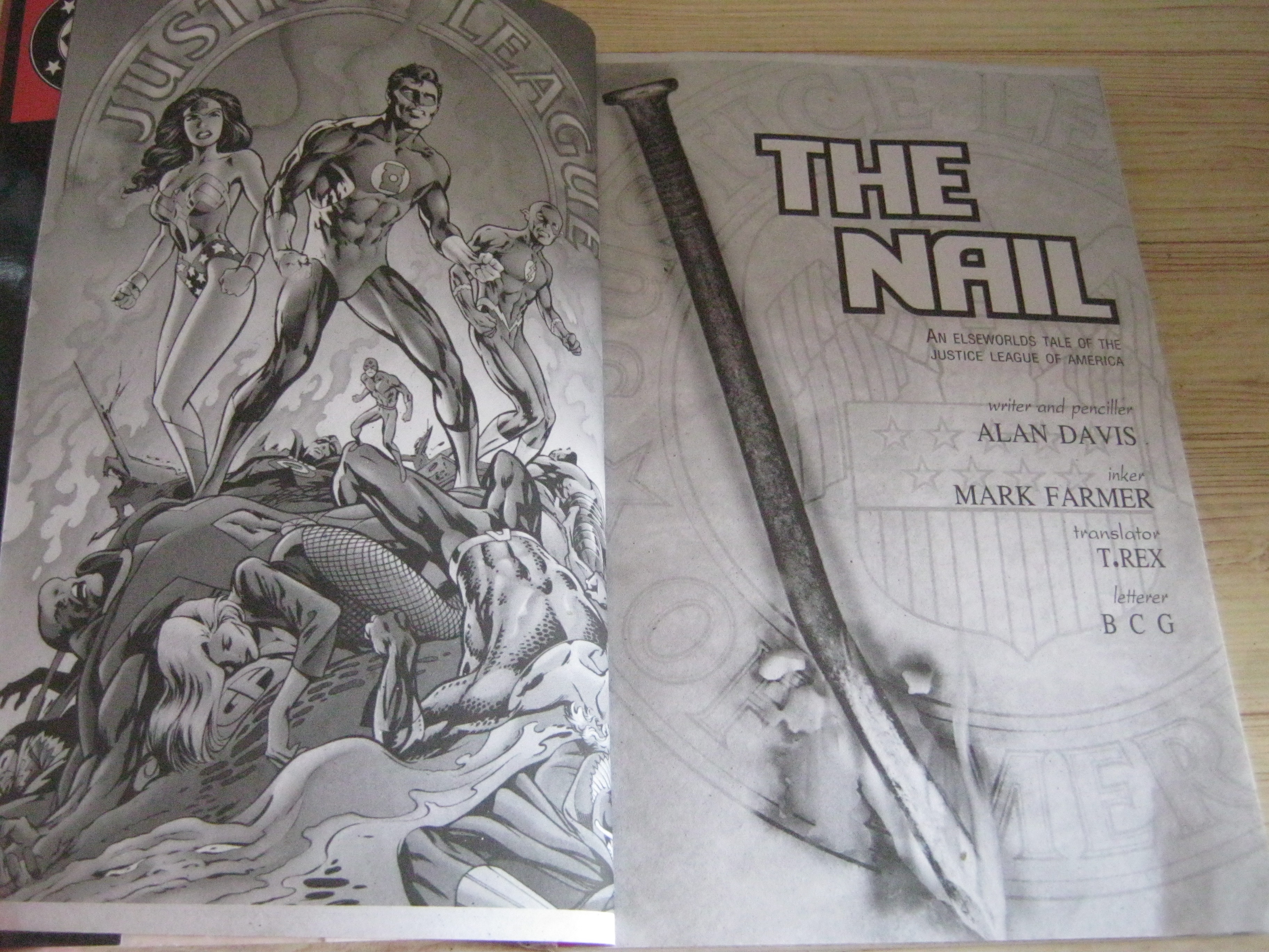 JUSTICE LEAGUE OF AMERICA THE NAIL เมื่อโลกไม่มีซุปเปอร์แมน เล่มเดียวจบ