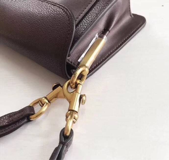 ของแท้ 💯% COACH Coach tabby convenience shoulder bag crossbody Product Details Polished pebble leather Inside zip BROWN