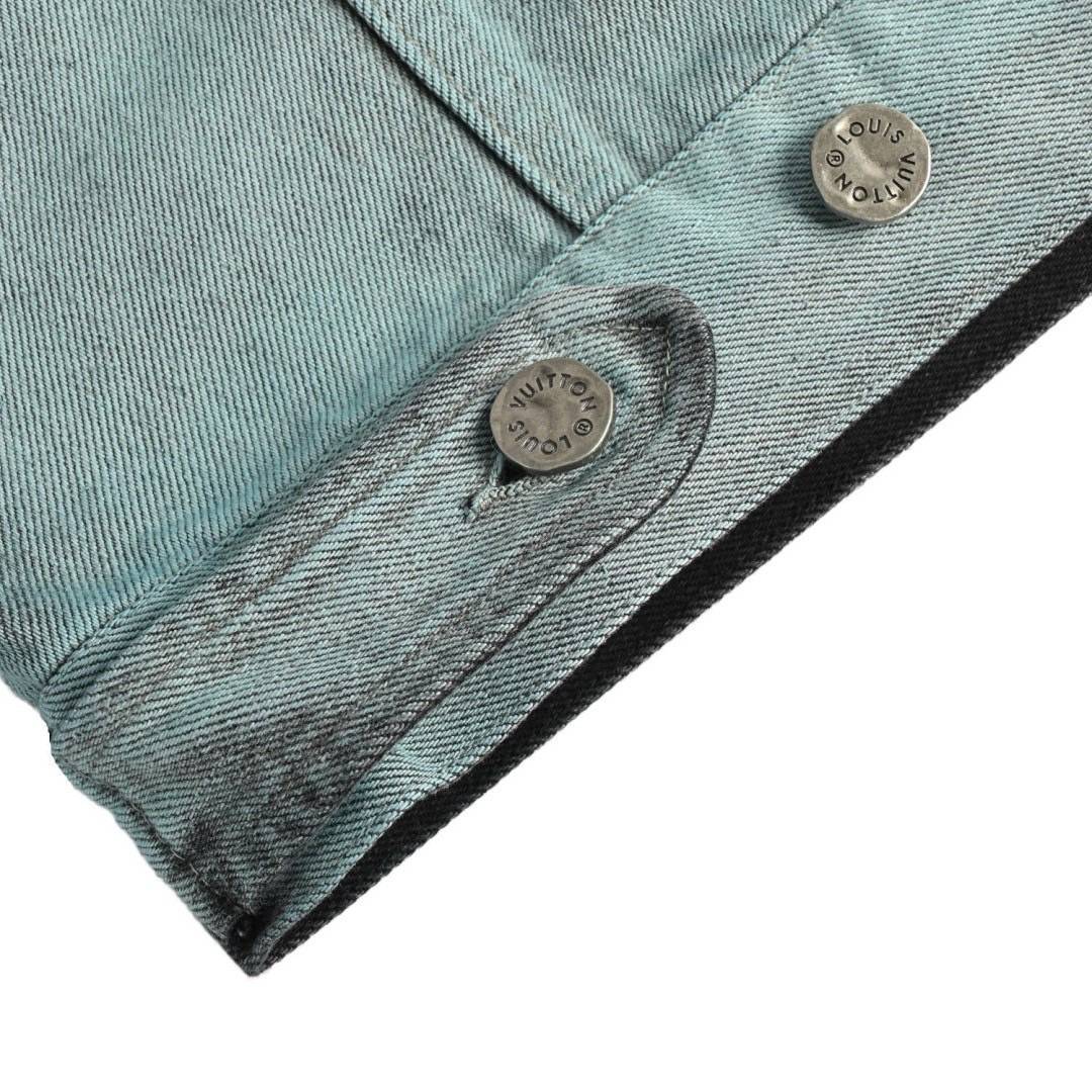 LV JACKET JEAN DENIM เสื้อแจ็คเก็ตยีนส์ฟอกไล่สี แบรนด์หรู เนื้อผ้าอย่างดี สวยงาม มีป้ายแท็กที่คอเสื้อ ใส่ได้ทั้งผู้หญิง/ผู้ชาย 🧡เกรดท็อปออริ เกรดดีสุด