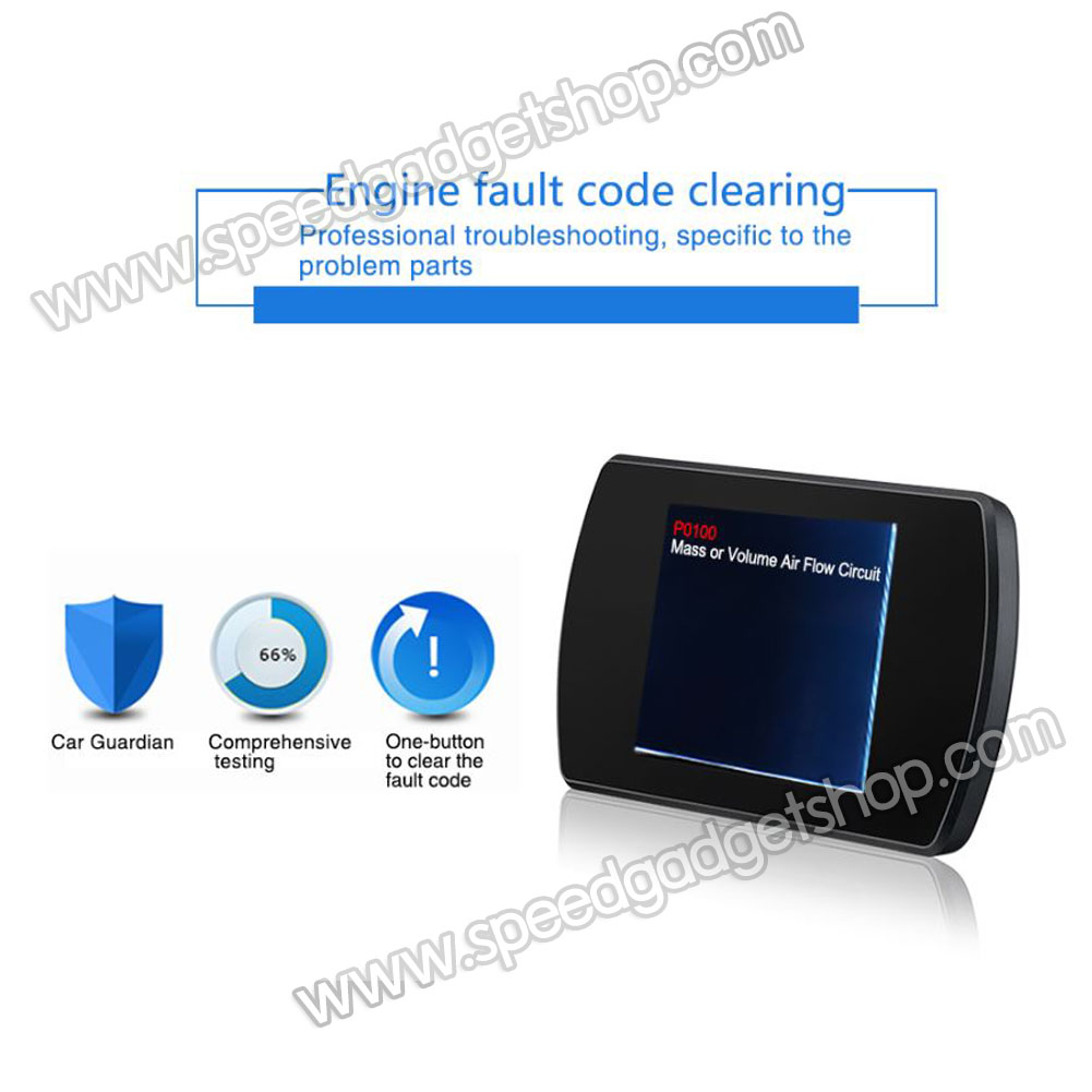 เกจวัด OBD obd2 Smart gauge Display Meter รุ่น P12 เกจวัดความร้อนหม้อน้ำ เกจวัดความเร็ว วัดรอบ วัดแบต แบบมีเสียงเตือน ติดตั้งกับ port obd2 ไม่ต้องตัดต่อสายไฟ (อ่านโค้ด ลบโค้ด เครื่องยนต์ได้)