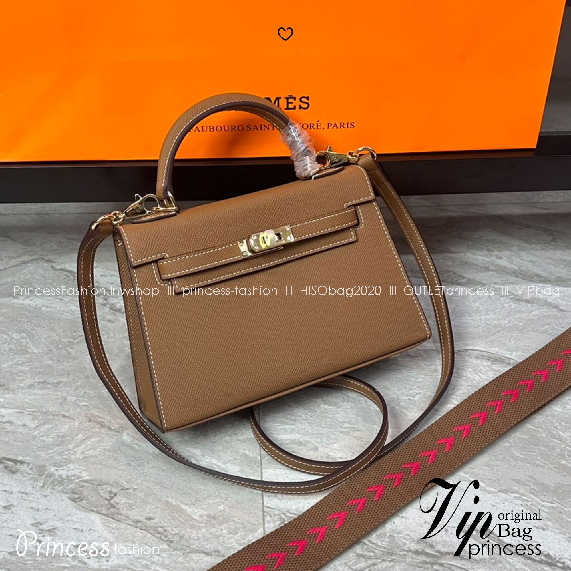 ORI หนังแท้ | Hermes Mini Kelly Pochette 20cm จิ๋วแต่แจ๋ว ราคาพุ่งยิ่งกว่าทอง พร้อมสายสปอร์ต กระเป๋าสะพายที่สุดแห่งหรูหราลัคชู นิยามของความสง่างามเหนือกาลเวลา