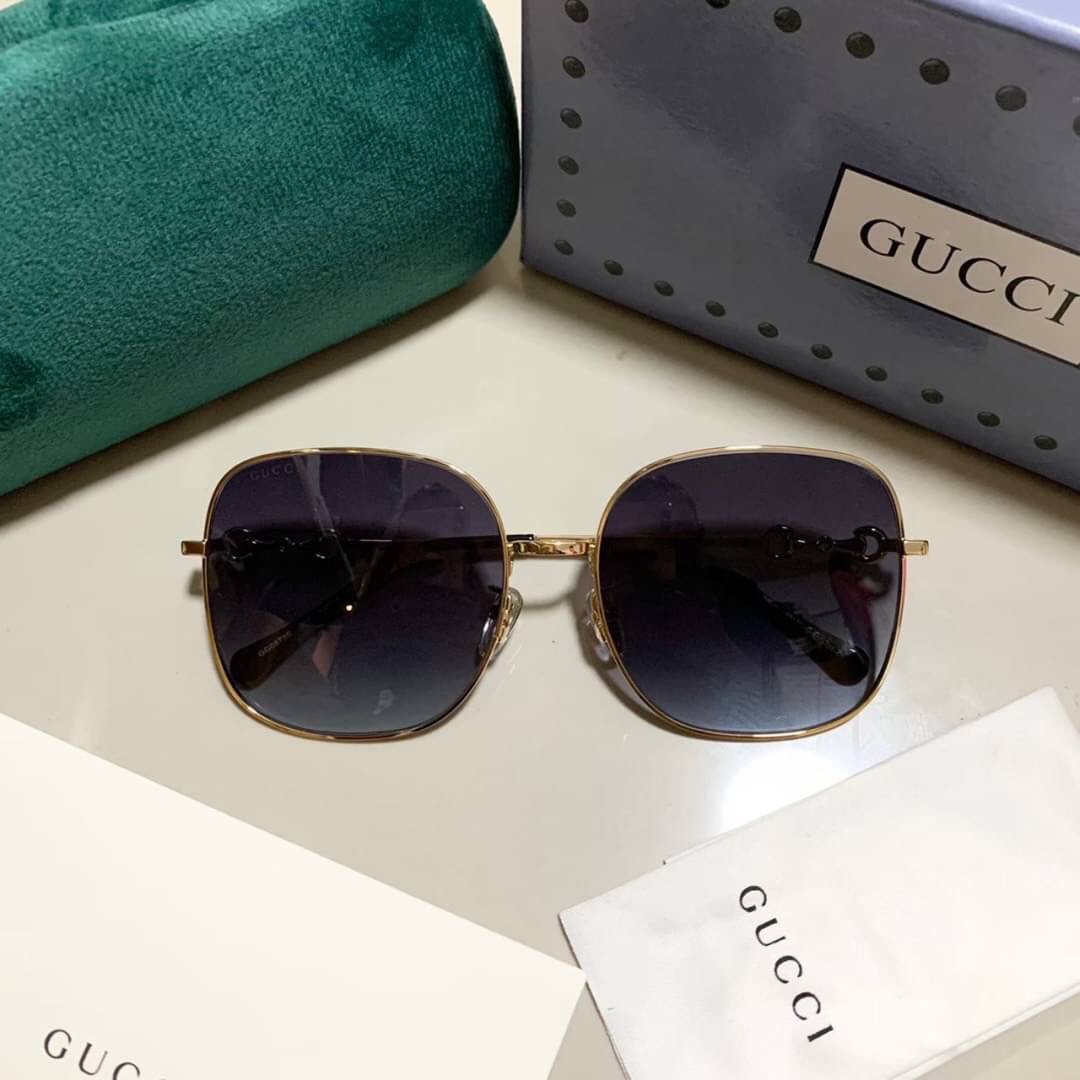 GUCCI SUNGLASSES แว่นตากันแดดชาแนล เกรดออริจินอล 1:1 งานสวยสุด คุณภาพดี Hi-quality กันแดดเต็มประสิทธิภาพ UV protection ภาพถ่ายจากสินค้าจริง