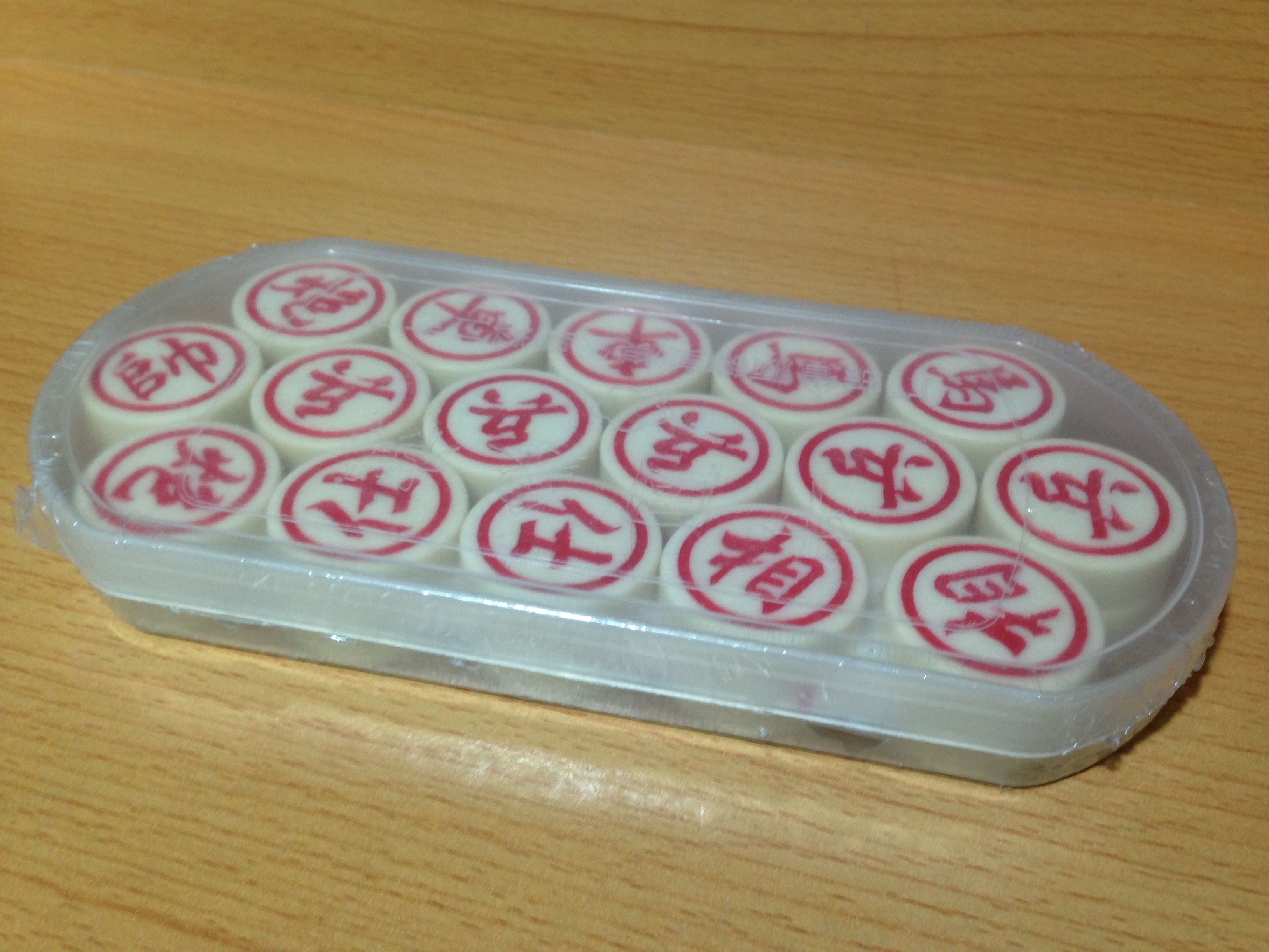 หมากรุกจีนพลาสติกพร้อมกระดานกระดาษ