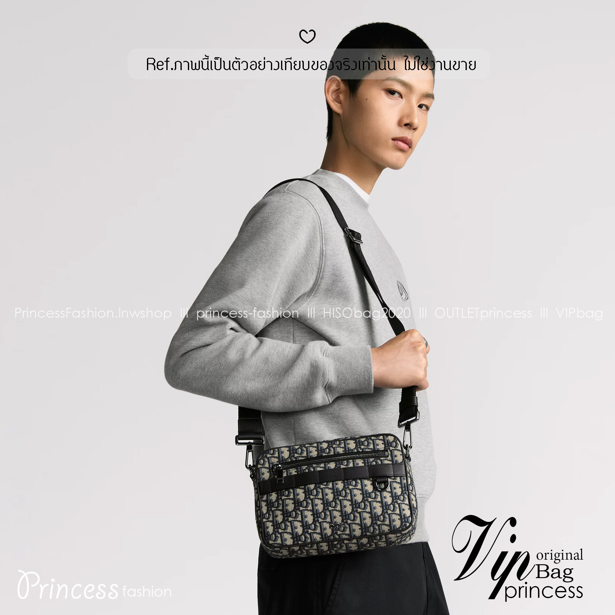 DIOR Safari bag with shoulder strap กระเป๋าสะพายทรงแมสเซ็นเจอร์ สวยหรูเป็นเอกลักษณ์ สุดฮอตที่ดีไซน์รูปแบบขนาดใบกำลังดี ไอเท็มใหม่ที่สามารถใช้ได้ everyday รีบจัดก่อนใครได้เลย!