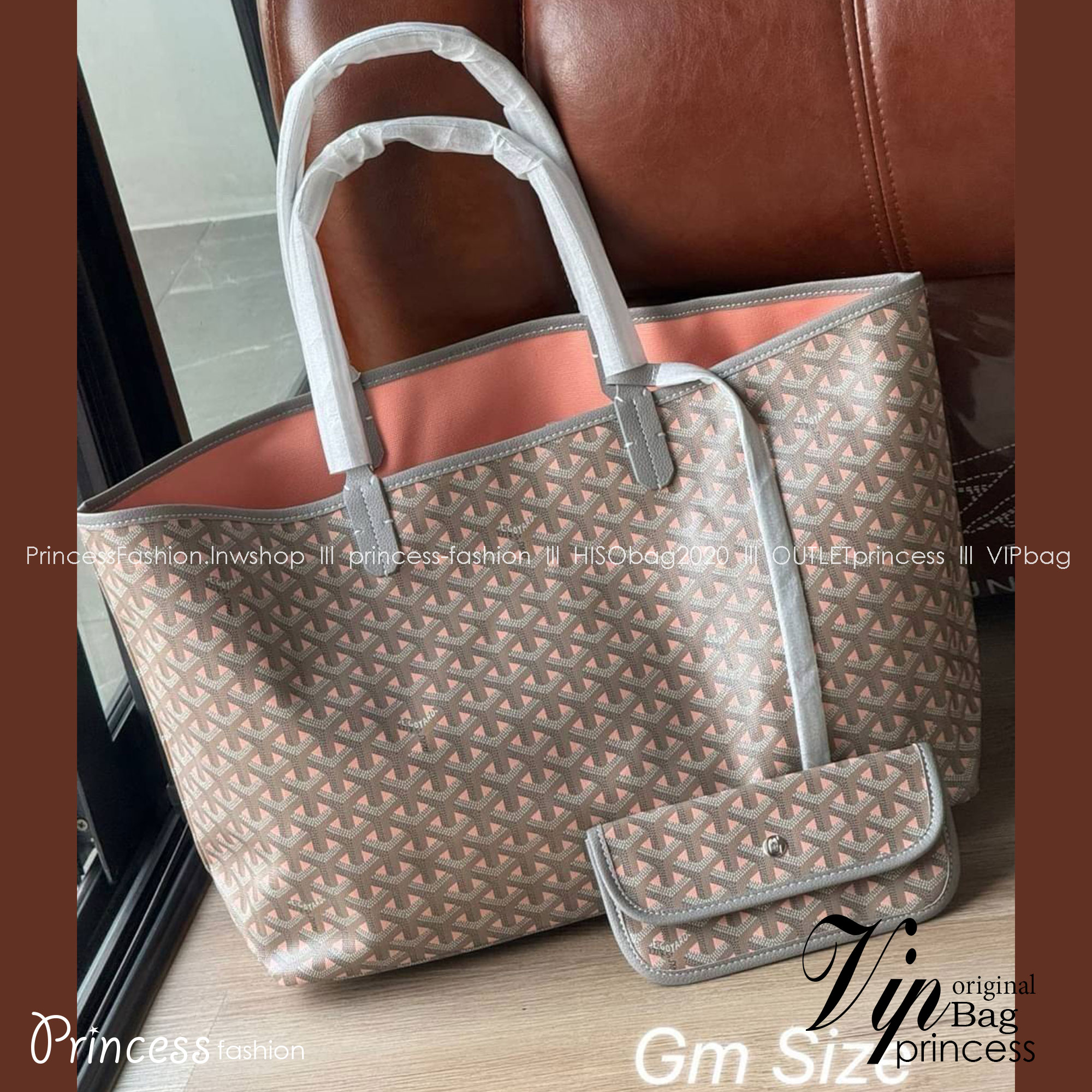 พร้อมส่ง 2 สี GM 40cm Goyard Saint Louis Claire-Voie GM Bag กระเป๋าทรงโท้ทใบใหญ่ เกรดออริ สลับแท้ 1:1 ใช้ต่างประเทศได้