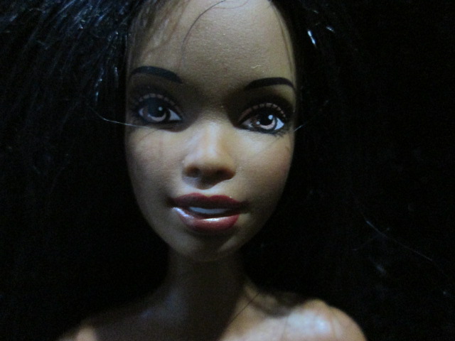 Christie Barbie DOLL Collectible Black African American 1990s ตุ๊กตาแอฟริกันอเมริกันบาร์บี้มือสองของแท้ค่ะ