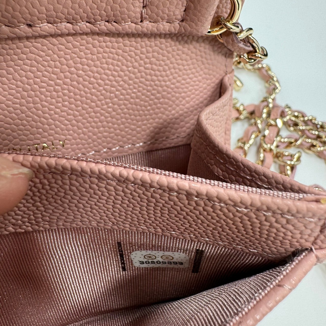 CHANEL mini wallet on chain crossbody กระเป๋าสตางค์พร้อมสายสะพายไซส์มินิ เกรดออริ 1:1 ใช้งานต่างประเทศได้ ภาพถ่ายจากงานขายจริง