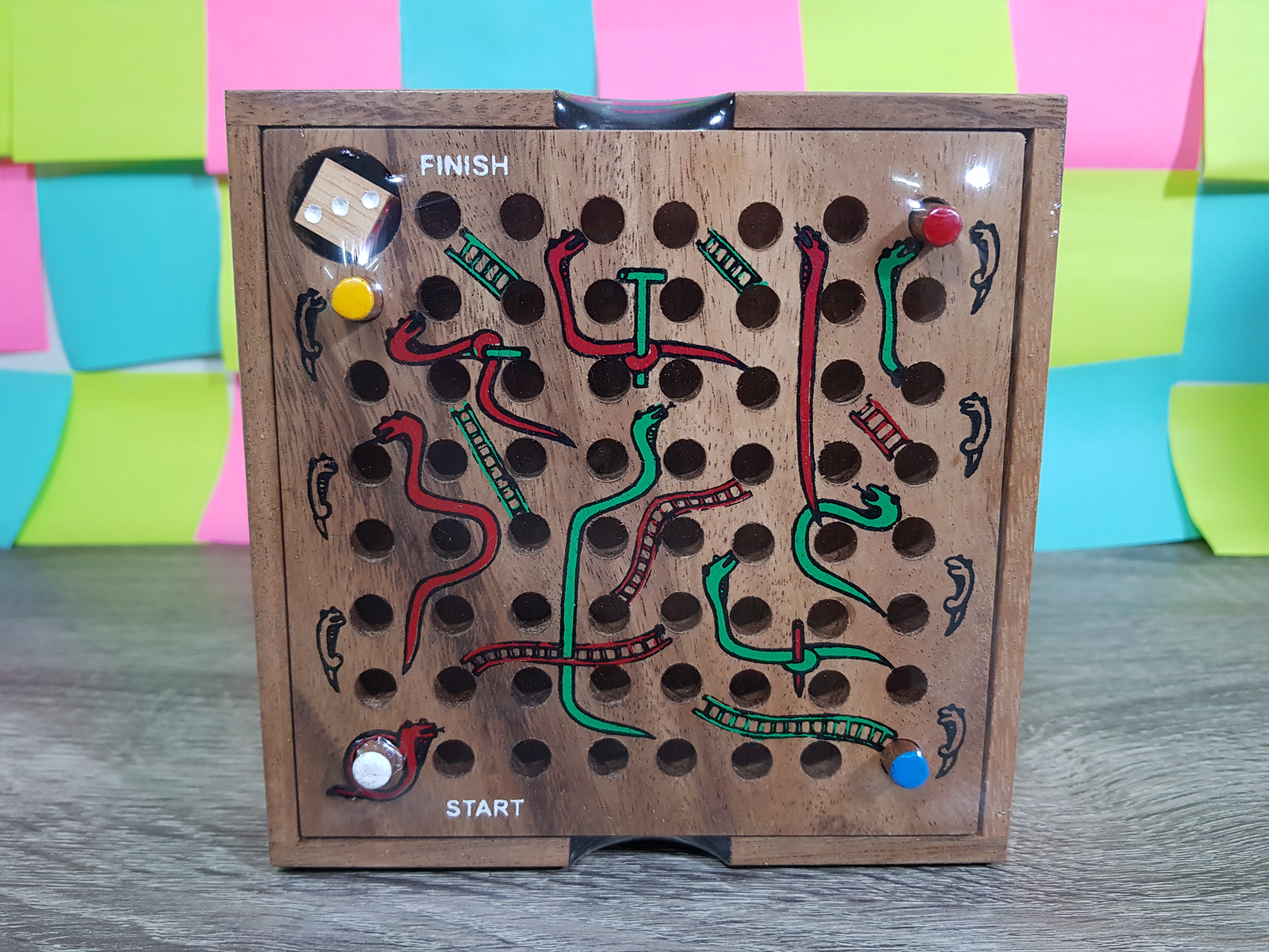 บล็อคไม้บันไดงูไม้ (Snake Ladder)