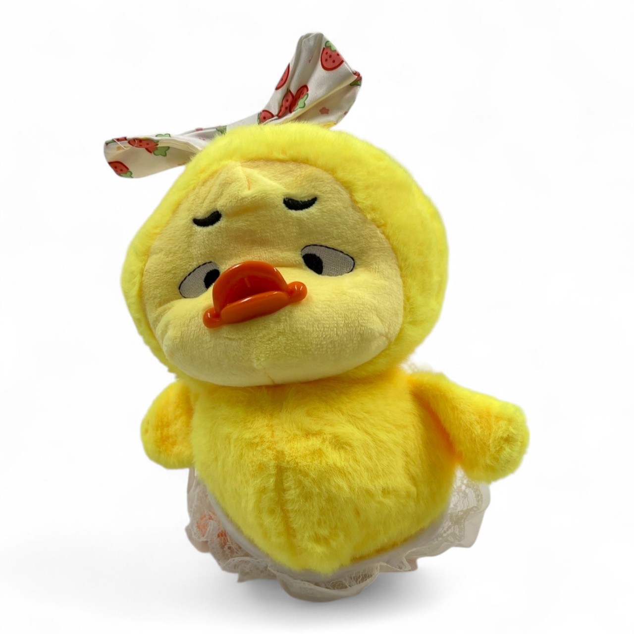 ตุ๊กตาเป็ดหน้านอยสีเหลือง ขนาดสูง24ซม.