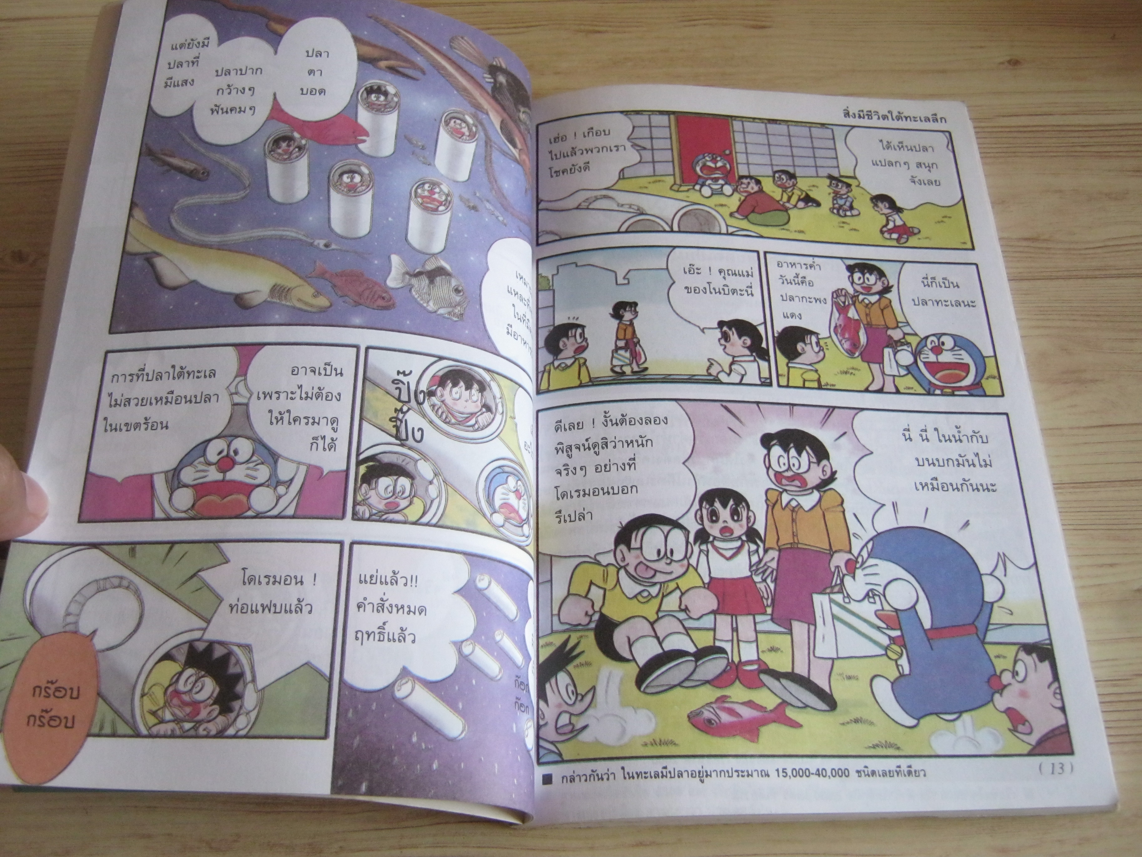 โดเรมอน ค้นพบความมหัศจรรย์ ผจญภัยใต้ทะเลลึก พิมพ์ครั้งที่ 18 อังคณา รัตนจันทร์ แปล***สินค้าหมด***