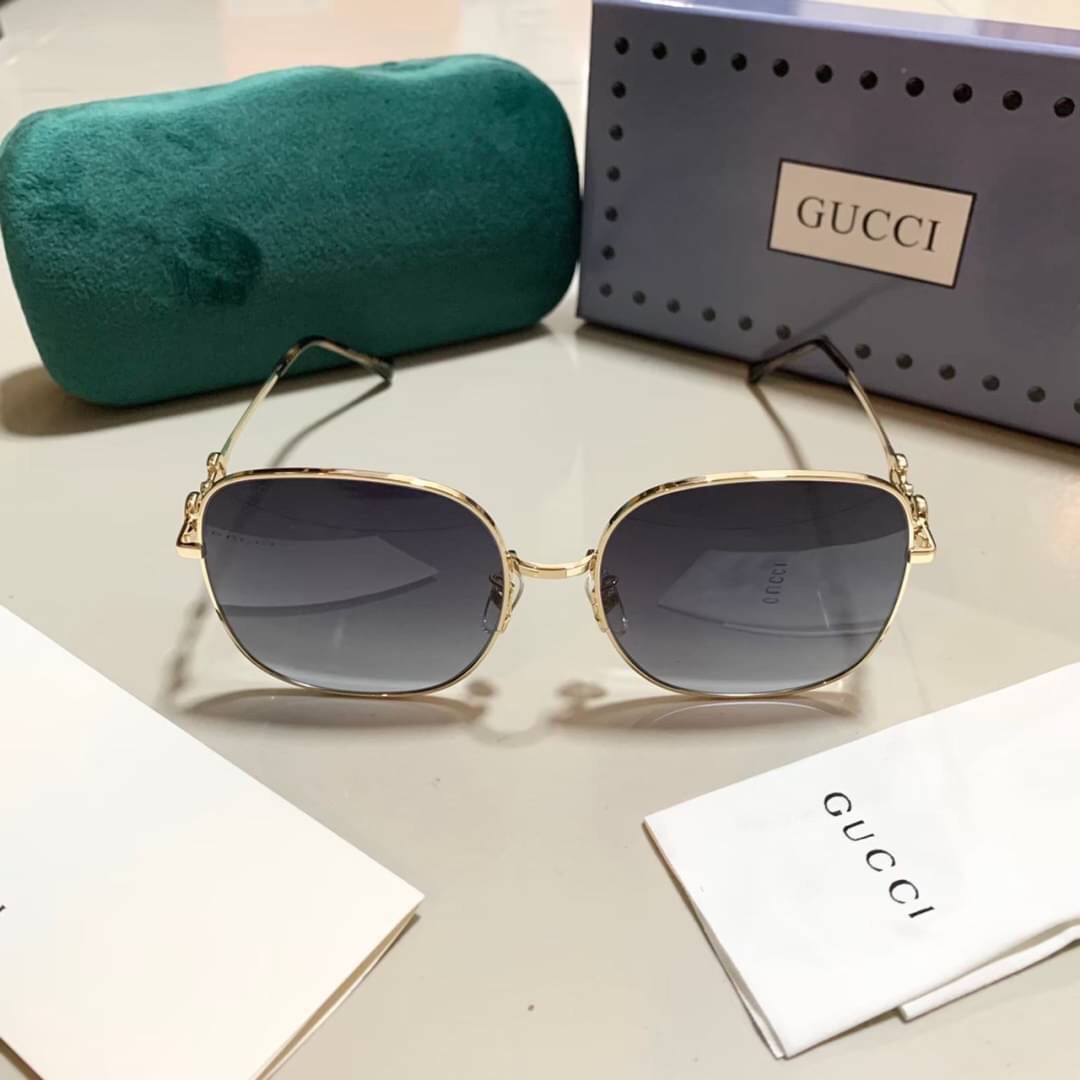 GUCCI SUNGLASSES แว่นตากันแดดชาแนล เกรดออริจินอล 1:1 งานสวยสุด คุณภาพดี Hi-quality กันแดดเต็มประสิทธิภาพ UV protection ภาพถ่ายจากสินค้าจริง