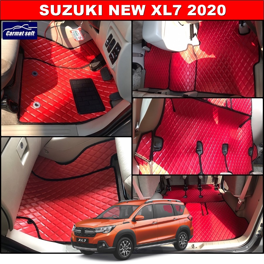 พรมปูพื้นรถยนต์ SUZUKI XL7 ยางปูพื้นรถEVA ลายDIAMOND รวมแผ่นท้าย +ปิดเบาะ เต็มคัน