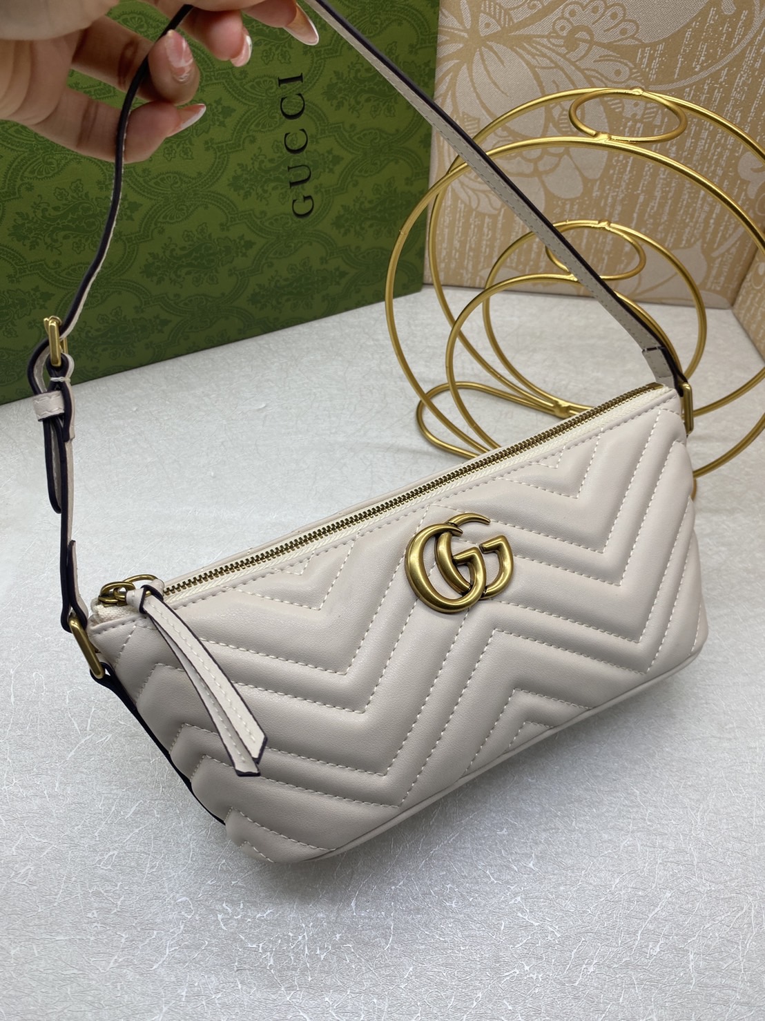 GUCCI GG Marmont matelasse shoulder bag / GUCCI Marmont เกรดออริจินอล 1:1 ใช้งานต่างประเทศได้ รุ่นใหม่ล่าสุด