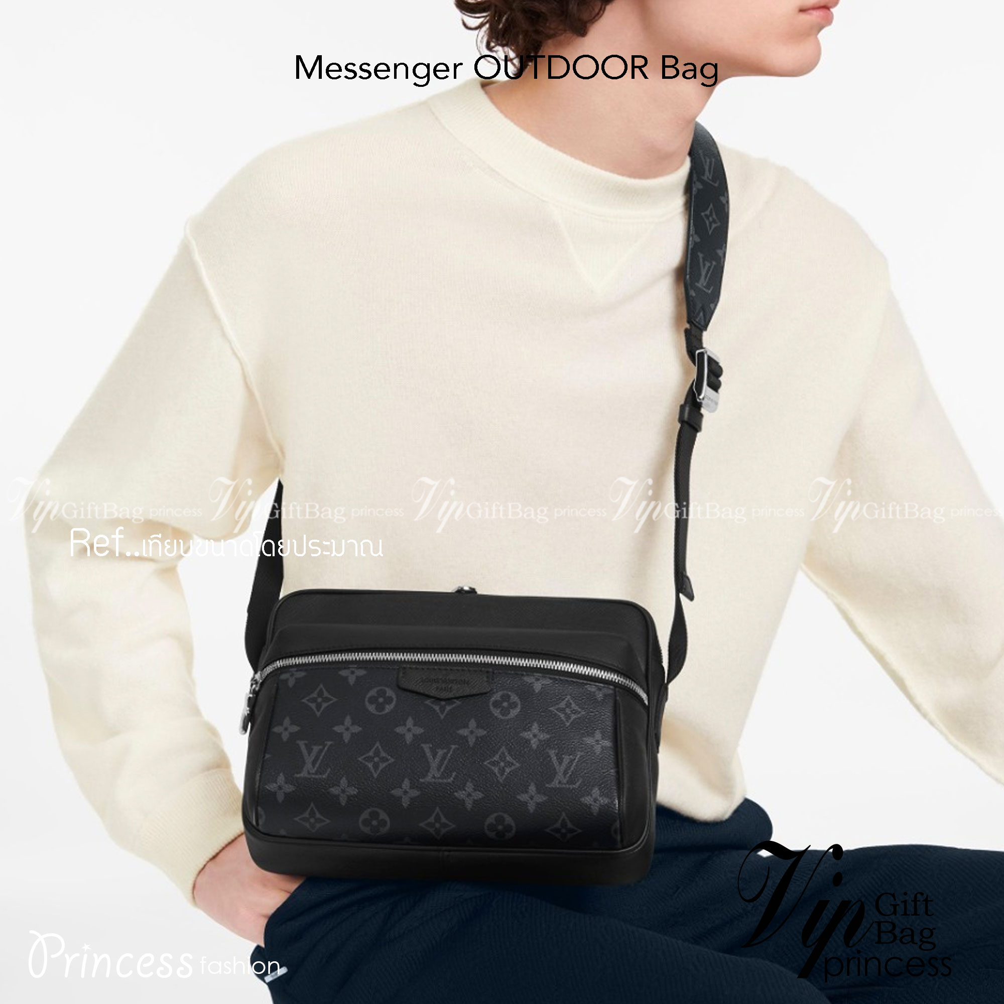 LV Messenger OUTDOOR Bag M30233 กระเป๋าแมสเซนเจอร์ กระเป๋าสะพายข้าง เป็นทรงที่ได้รับความนิยมอย่างมาก เนื่องจากมีขนาดกำลังดี พกพาสะดวกและมีดีไซน์หลากหลาย