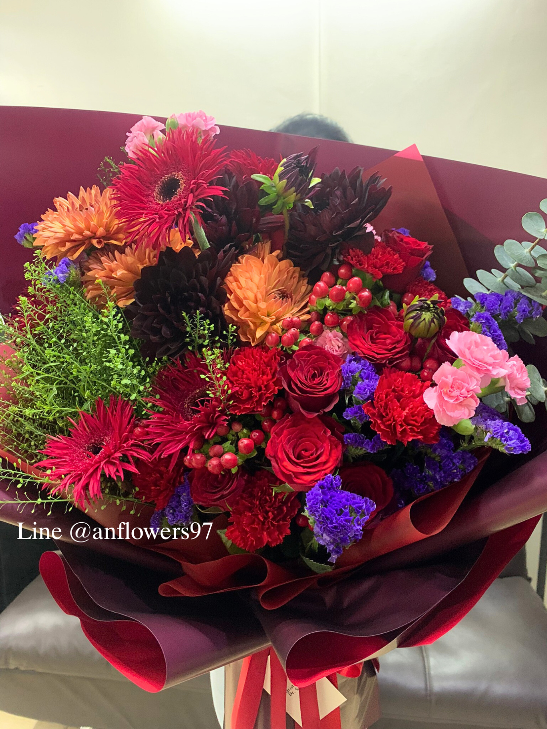 ช่อดอกไม้ผสมช่อใหญ่