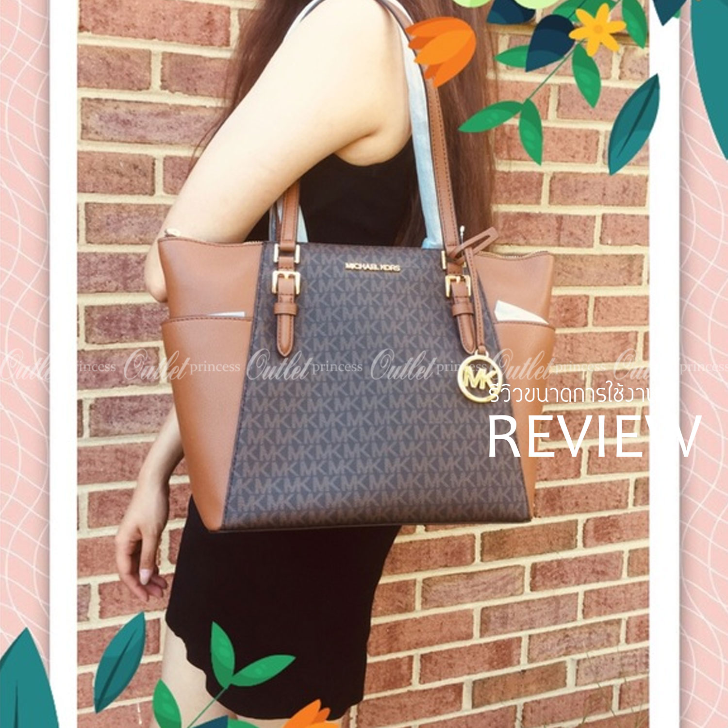 MICHAEL KORS TOTE BAG กระเป๋าสะพายไหล่ทรง Tote ใบใหญ่กำลังดีหนัง Saffiano สวยหรูอยู่ทรง ด้านหน้าประดับโลโก้สีทองสวย พร้อมอะไหล่ห้อยแบรนด์ ภายในมี 2 ช่องหลัก 1 ช่องซิปกลาง และช่องเล็ก ใส่ของจุกจิก และสายห้อยกุญแจ กว้างและจุ ใส่ ipad เอกสาร A4 กระเป๋าสตางค์