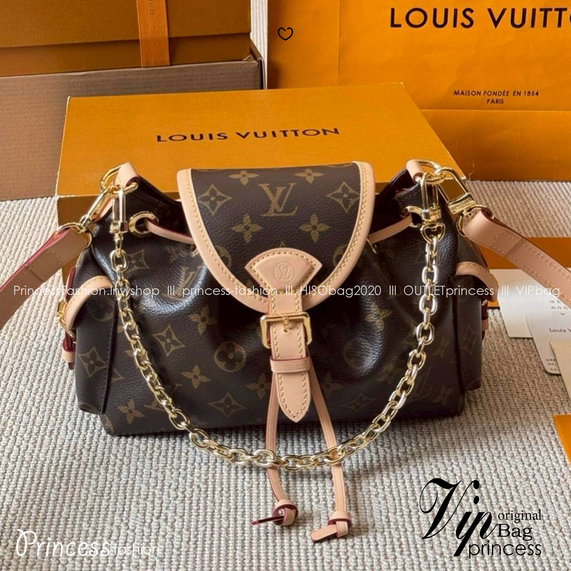 LV Odyssee bag Monogram Canvas กระเป๋าสะพายดีไซน์ใหม่งานหนังแคนวาสแท้ คอลเลกชันประจำฤดูกาล Pre-Fall 2025 ออกแบบมาเพื่อเชิดชูมรดกล้ำค่าที่สืบทอดจากรุ่นสู่รุ่น