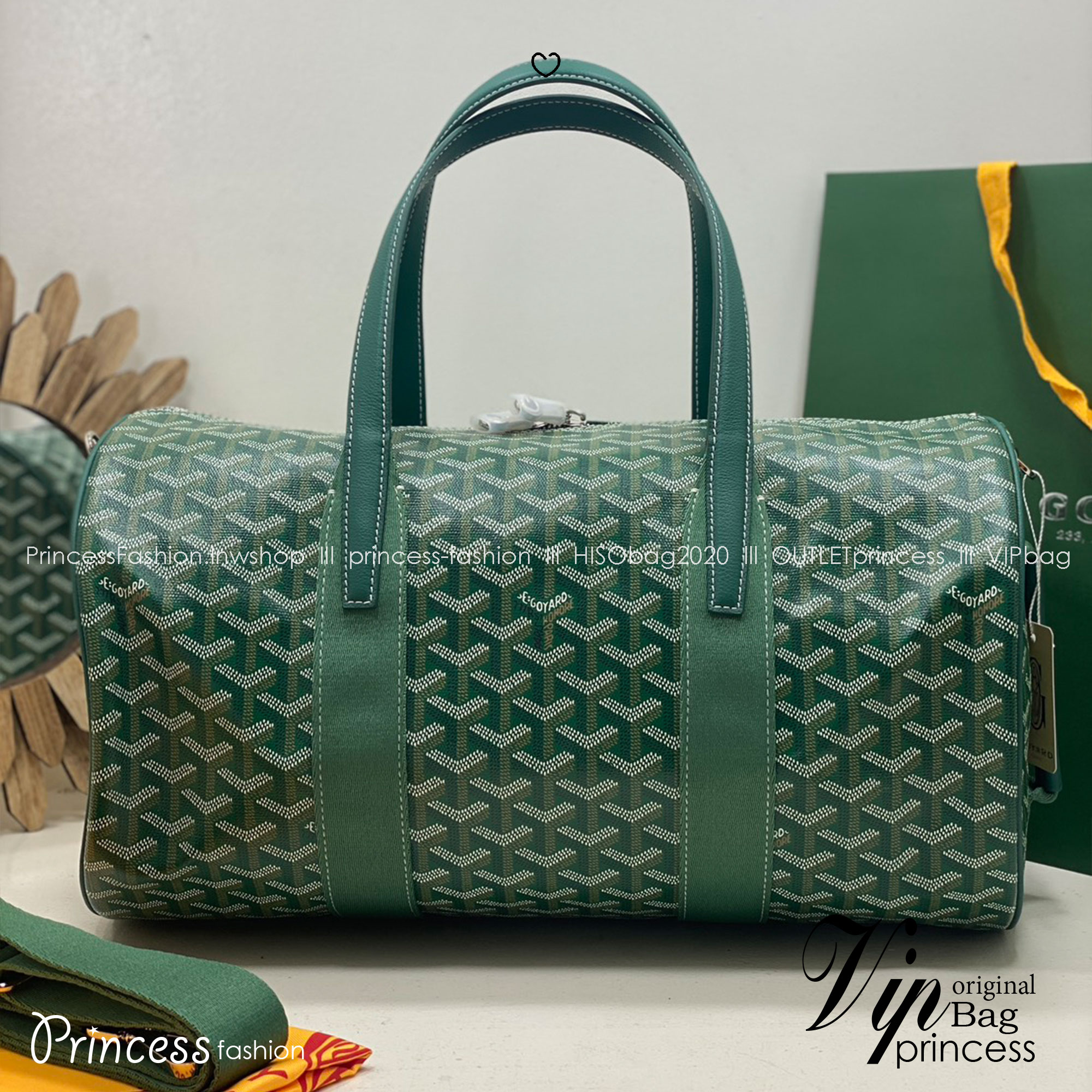 ORI หนังแท้ | Goyard Barrel 40 Sports Bag กระเป๋าสะพายทรง Keepall ใบใหญ่ ดีไซน์สปอร์ต ภายในโล่งกว้าง จุของได้เยอะ มีหูจับด้านบน เพิ่มฟังชั่นหูหิ้วด้านข้าง สะดวกใช้งาน