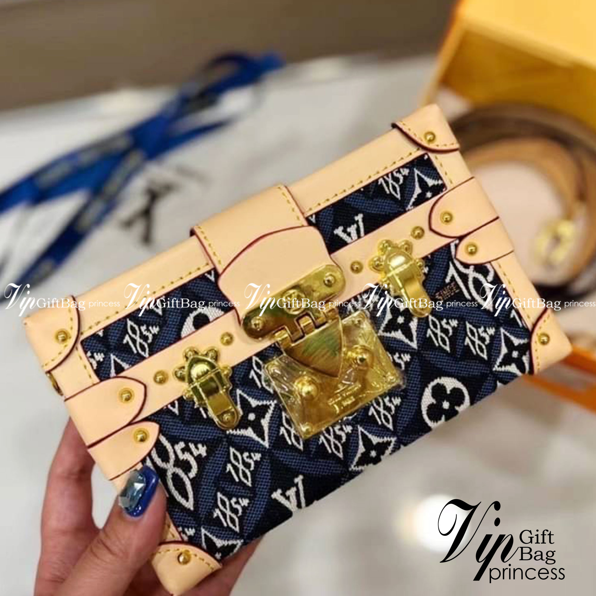 LV Jacquard Since 1854 Petite Malle / LV Since 1854 เกรดออริจินอล พร้อมส่งที่ไทย ภาพถ่ายจากงานขายจริง ใช้งานต่างประเทศได้