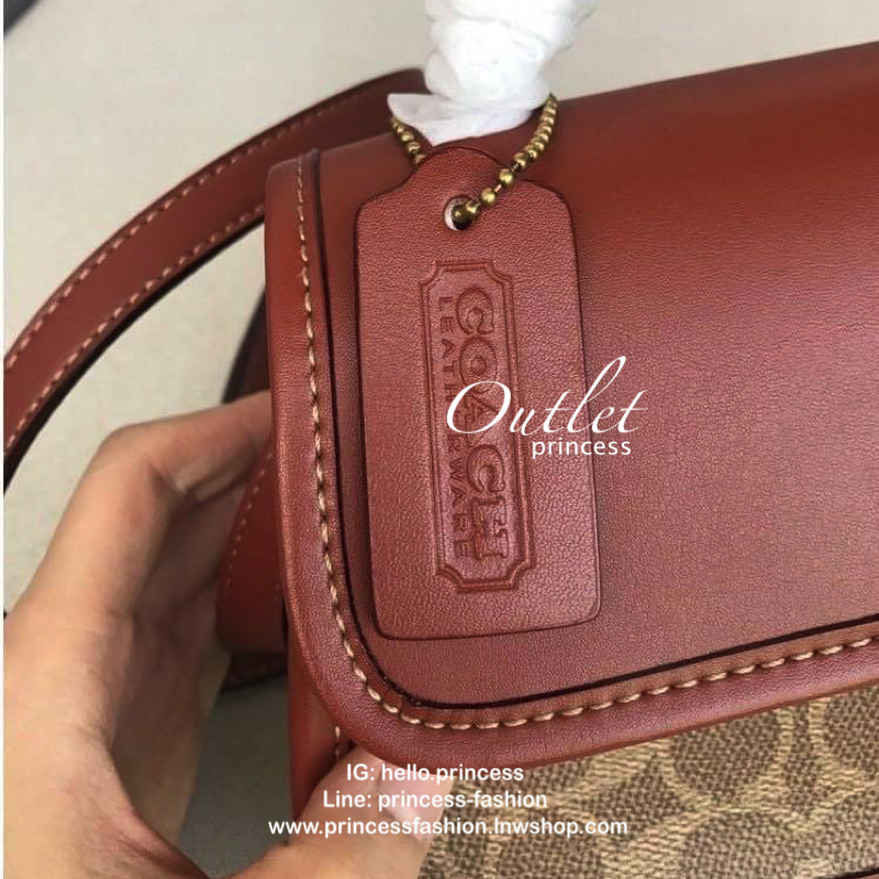 Coach Auth Coach 1941 Turnlock Clutch Crossbody Bag DETAILS