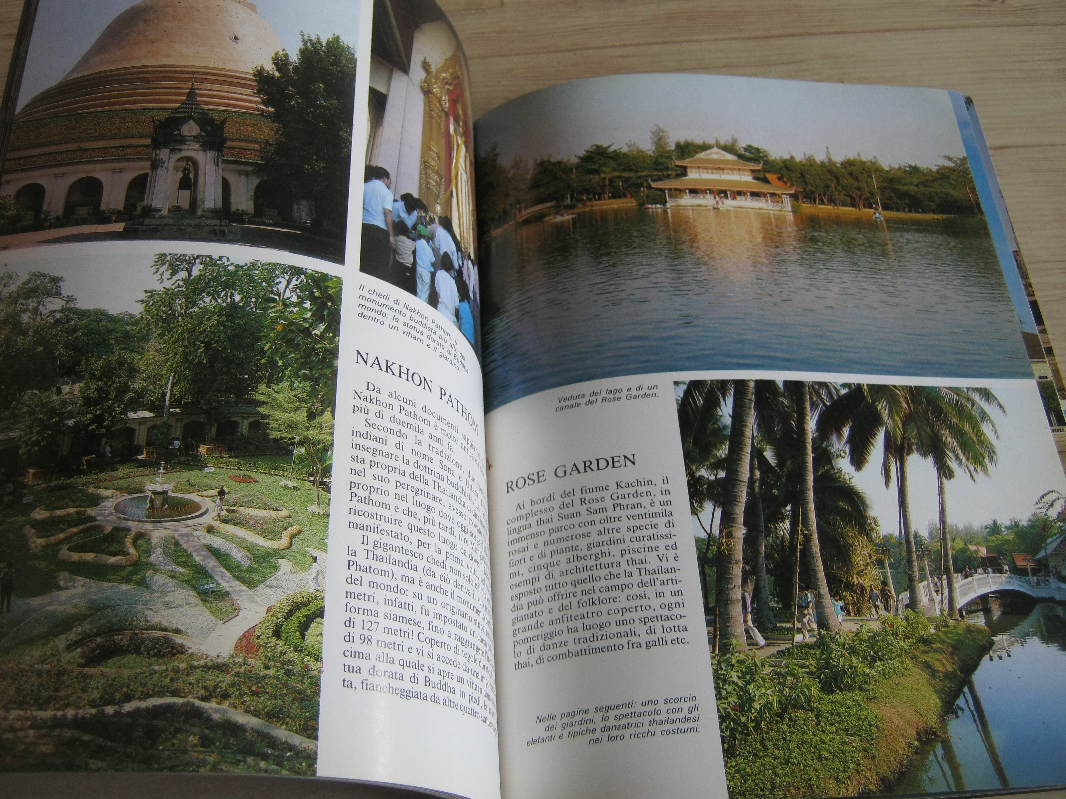 BANGKOK AYUTTHAYA PATTAYA EDIZIONE ITALIANA By Giovanna Magi (ภาพสี่สีทั้งเล่ม)