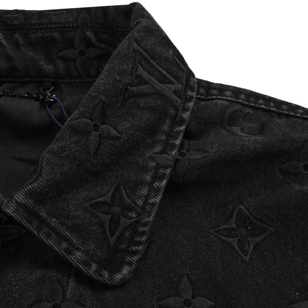 LV JACKET JEAN DENIM เสื้อแจ็คเก็ตยีนส์ฟอกไล่สี แบรนด์หรู เนื้อผ้าอย่างดี สวยงาม มีป้ายแท็กที่คอเสื้อ ใส่ได้ทั้งผู้หญิง/ผู้ชาย 🧡เกรดท็อปออริ เกรดดีสุด