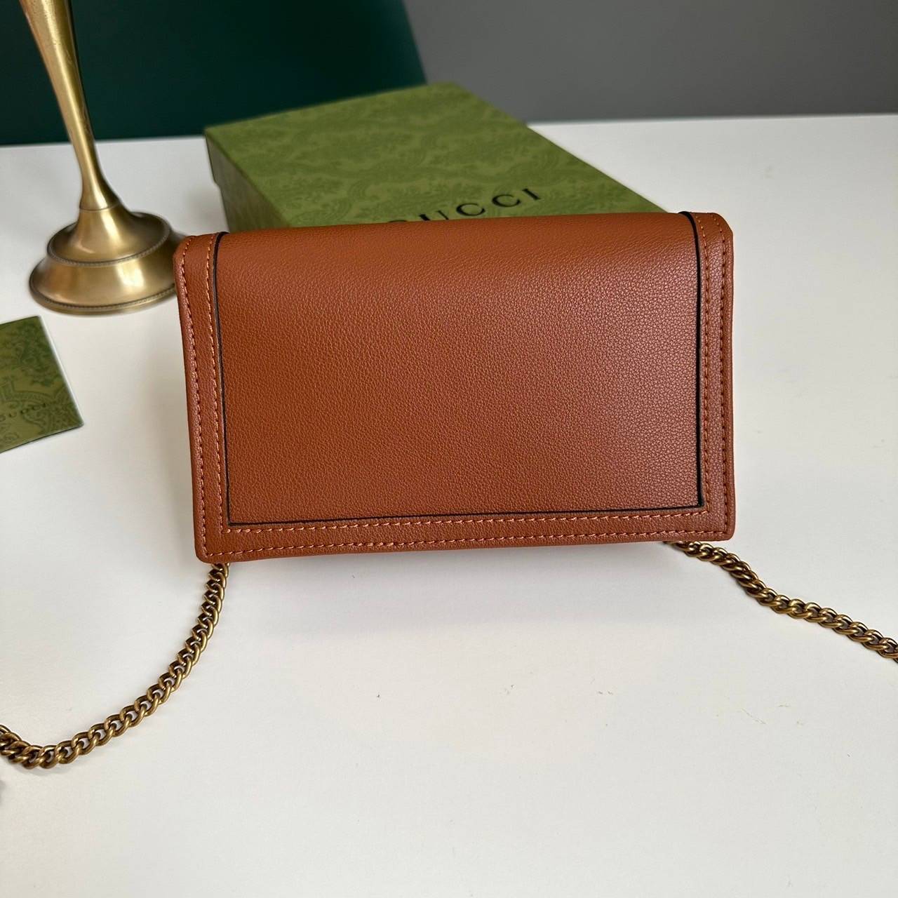 Gucci Diana mini bag with bamboo เกรดออริจินอล Gucci wallet on chain กระเป๋ามินิกุชชี่พร้อมสายโซ่ ภาพถ่ายจากงานขายจริง ใช้งานต่างประเทศได้