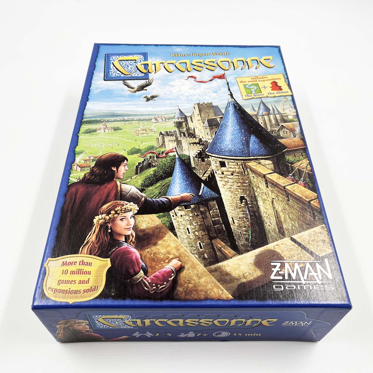 บอร์ดเกม Carcassone Z-Man(คาร์คาซอน แซดแมน) ตัวเสริมครบชุดพร้อมเล่น ตัวเกมภาษาอังกฤษและคู่มือภาษาอังกฤษ