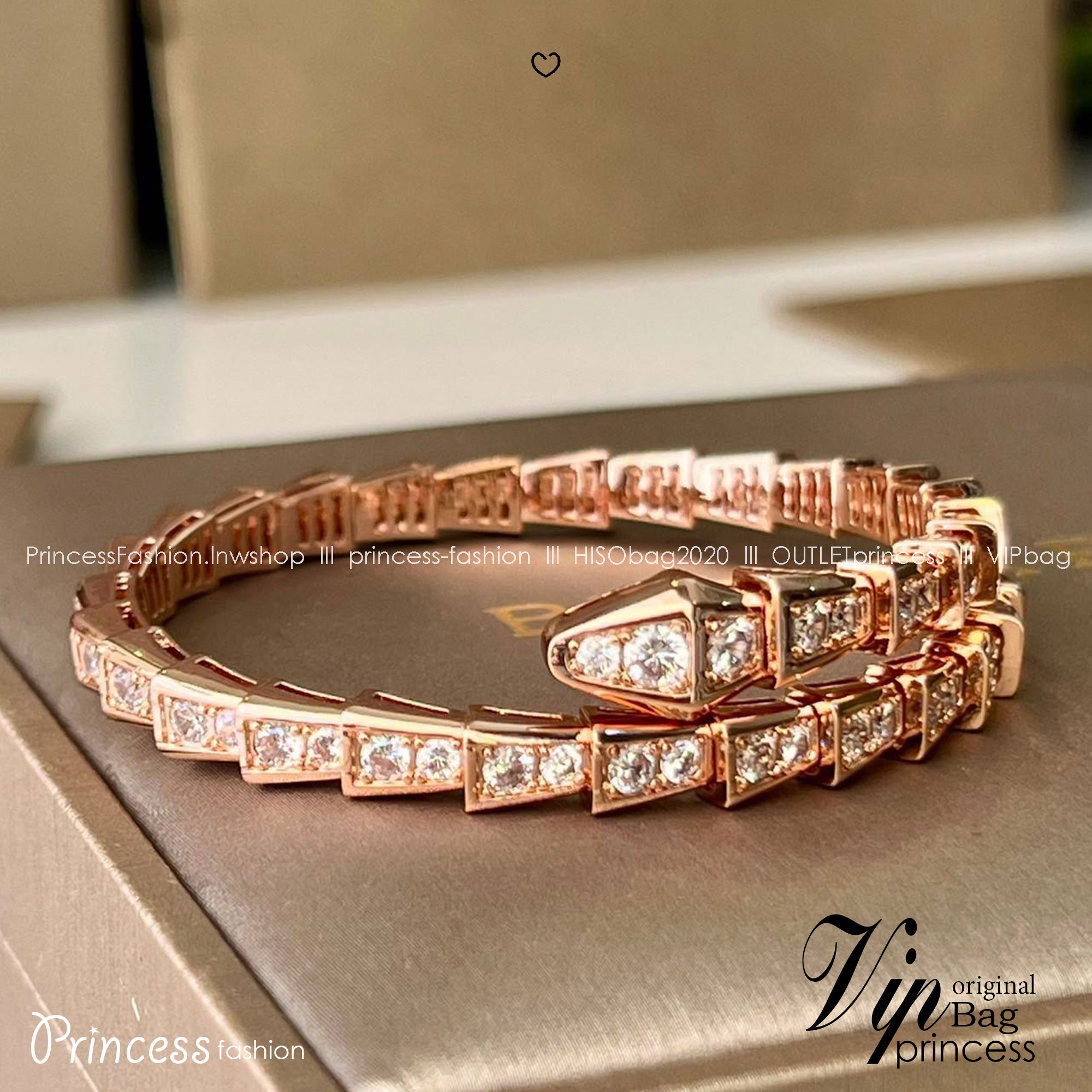 เกรดเทพ ORI | Bvlgari Bracelet 19-20cm คุณภาพงานประกวด เกรดดีสุดเอาใจสาวๆไปเลย โลหะเคลือบเงาสวยสมจริง ไม่ลอกไม่ดำ Full set box