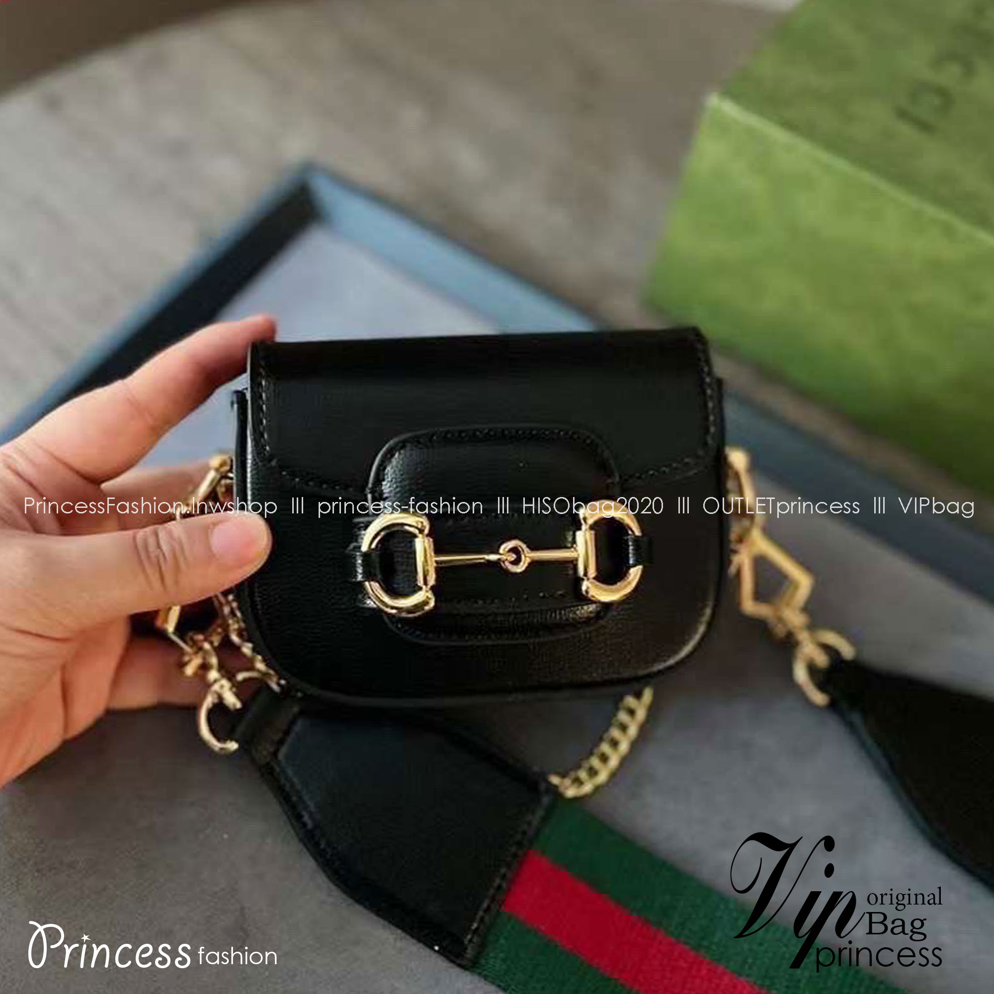 GUCCI HORSEBIT 1955 STRAP WALLET พร้อมส่ง กระเป๋าสะพายใบเล็กจิ๋ว มินิน่ารักน่าใช้ สายสะพายถอดได้ เลื่อนปรับระดับได้ เป็นอีกรุ่นที่น่าใช้มากๆ