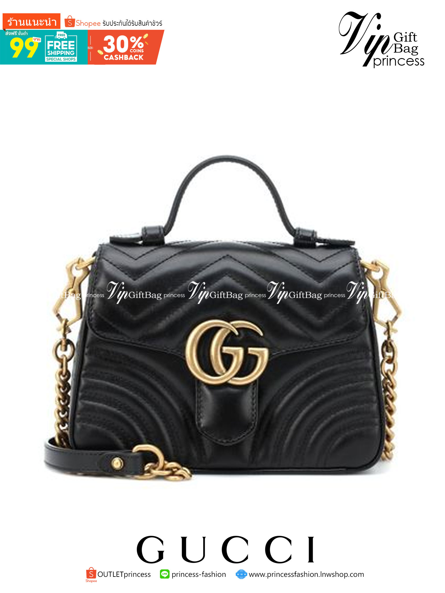 หนังแท้ GUCCI GG Marmont Mini Shoulder Bag / GG MARMONT MINI LEATHER พร้อมส่งที่ไทย งานหนังแท้ทั้งใบ สีดำคลาสสิก ใช้ได้ทุกโอกาส เป็นสีที่เข้าได้รับทุกชุด ทุกไลฟสไตส์ ภาพสินค้าถ่ายจากงานขายจริง ใช้งานต่างประเทศได้