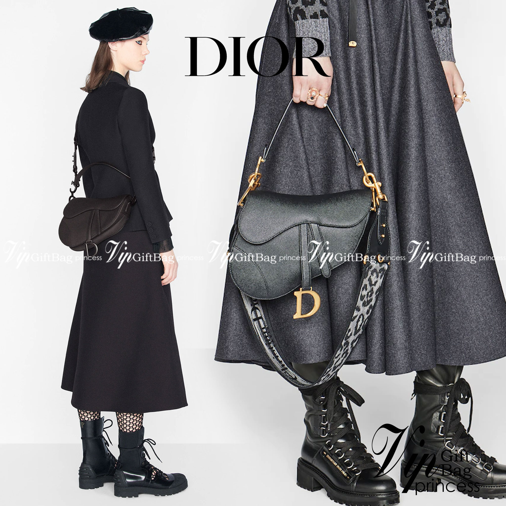 DIOR SADDLE BAG with strap กระเป๋ารุ่นยอดนิยมตามแบบฉบับแบรนด์ ใช้งานได้ 2 แบบ สะพายยาว CROSSBODY และสายสั้นถือได้เก๋ๆ ลุคนี้คูลสุดๆ เลยค่าา ภาพถ่ายจากสินค้าจริง! สวยมาก พร้อมส่งที่ไทยราคาสุดคุ้ม สาวๆ ห้ามพลาดค่ะ!