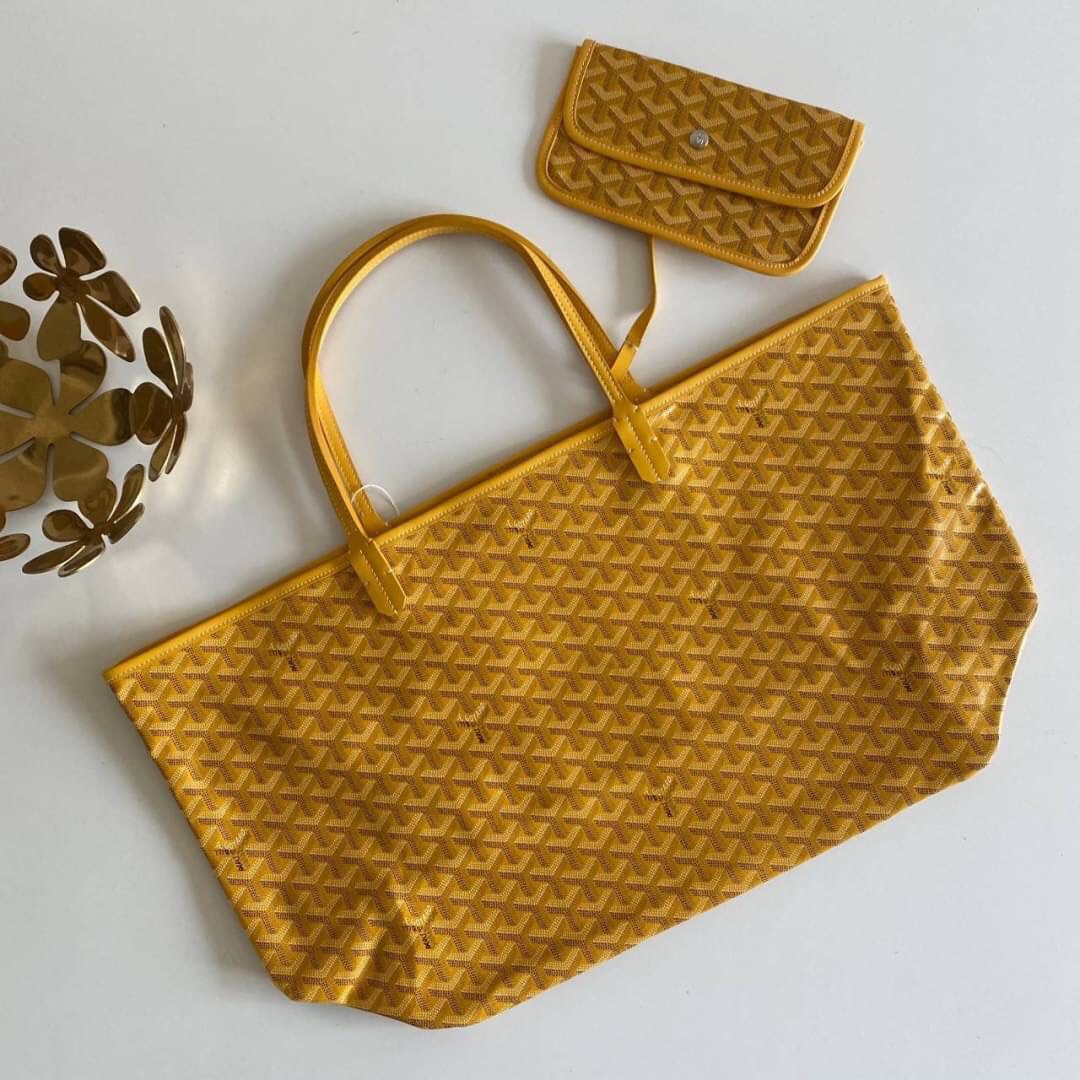 VIP 】หนังแท้ GOYARD SAINT LOUIS GM TOTE BAG กระเป๋าทรง SHOPPING ขนาดใหญ่กำลังดี สวยหรูคลาสสิคไม่มีเอ้าท์ ภายในโล่งกว้าง ใส่สัมภาระได้เยอะจุใจพร้อมส่งที่ไทยจองด่วนเลยค่ะ!