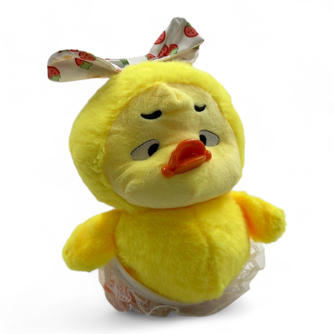 ตุ๊กตาเป็ดหน้านอยสีเหลือง ขนาดสูง24ซม.