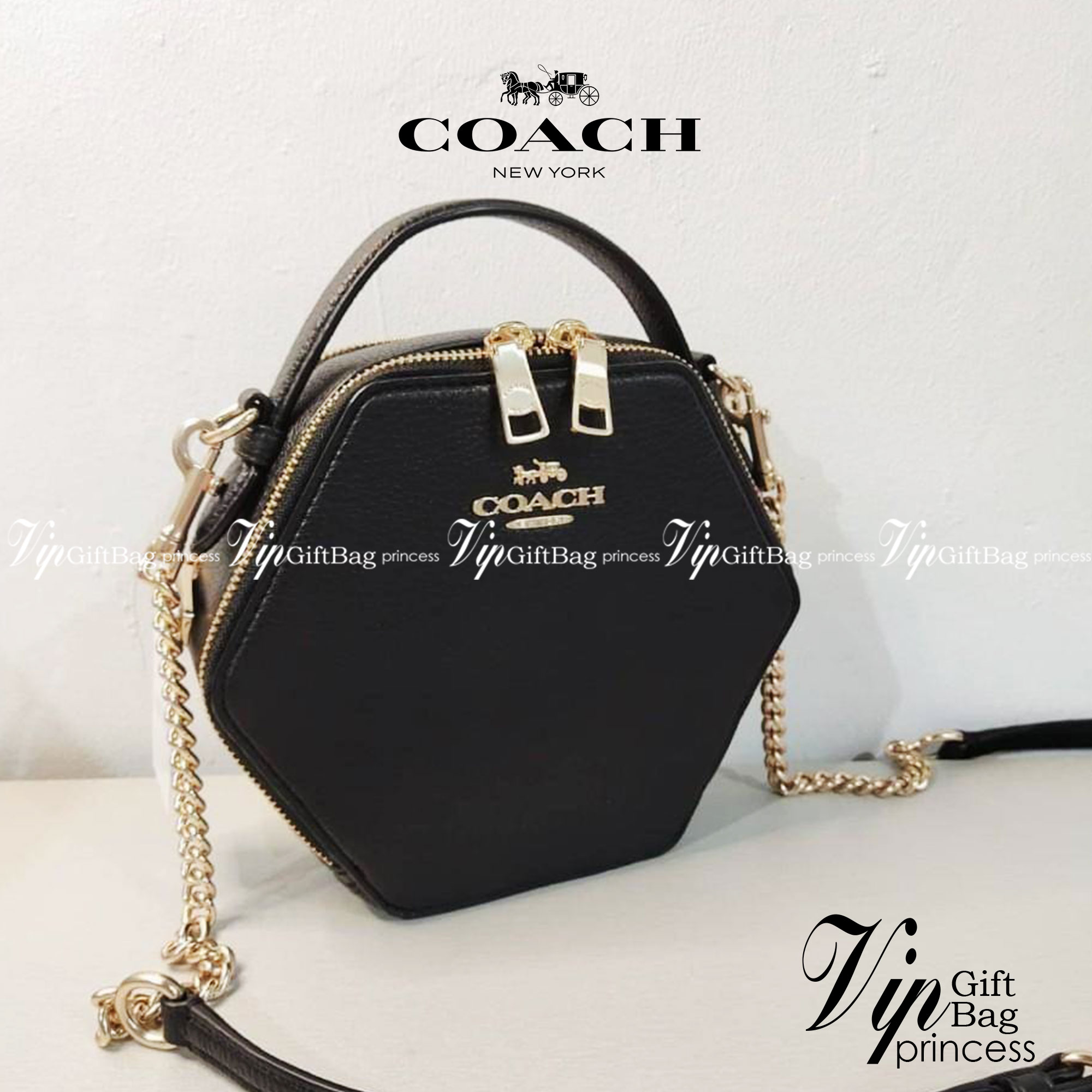 COACH HEXAGONAL CROSSBODY C5786 พร้อมส่งที่ไทย