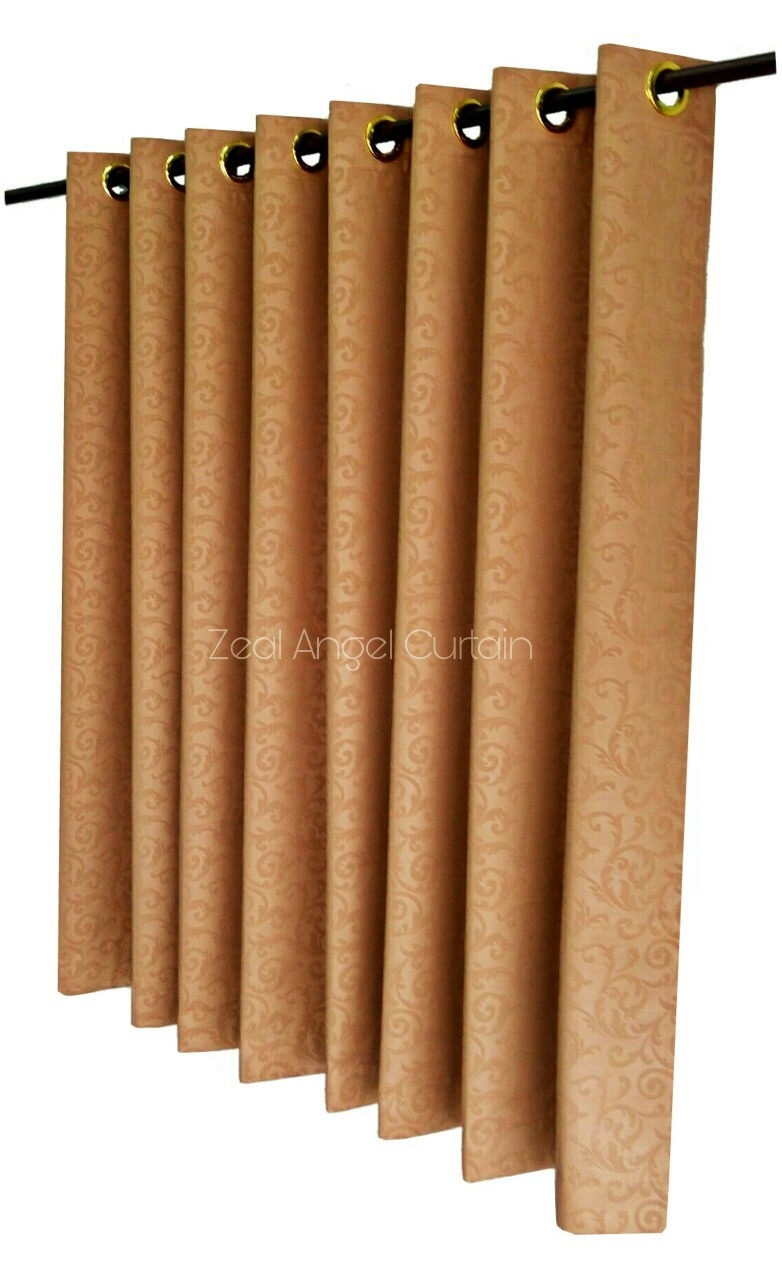 ผ้าม่านก.270*ส.255ซม./ผืน(มี1ผืน) รุ่นวีว่า(Viva) สีน้ำตาลอ่อน no.17-3