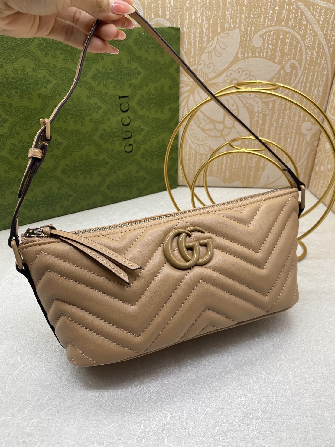 GUCCI GG Marmont Matelasse shoulder bag / GUCCI Marmont เกรดออริจินอล 1:1 ใช้งานต่างประเทศได้ รุ่นใหม่ล่าสุด