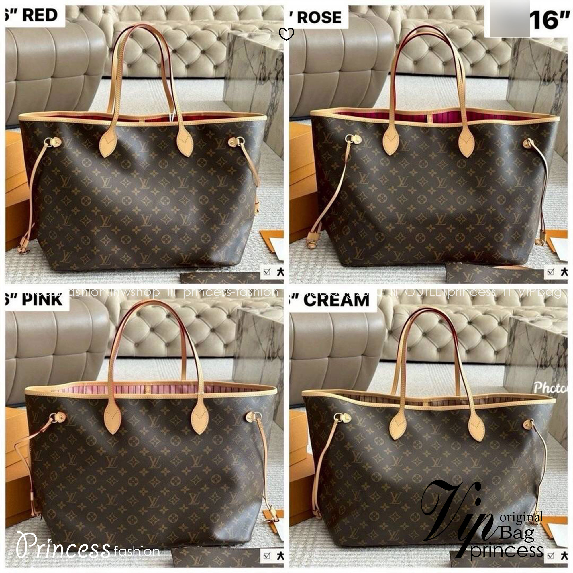 พร้อมส่ง 4 สี | LV Neverfull GM bag กระเป๋าสะพายทรโท้ทใบใหญ่ จุได้แบบไม่จำกัด ไซส์หายากไซส์ตามหา ใหญ่จริงแบบจุใจ มาพร้อมใบลูก สะพายไปเที่ยวต่างจังหวัดคือดีงามมากจ้า